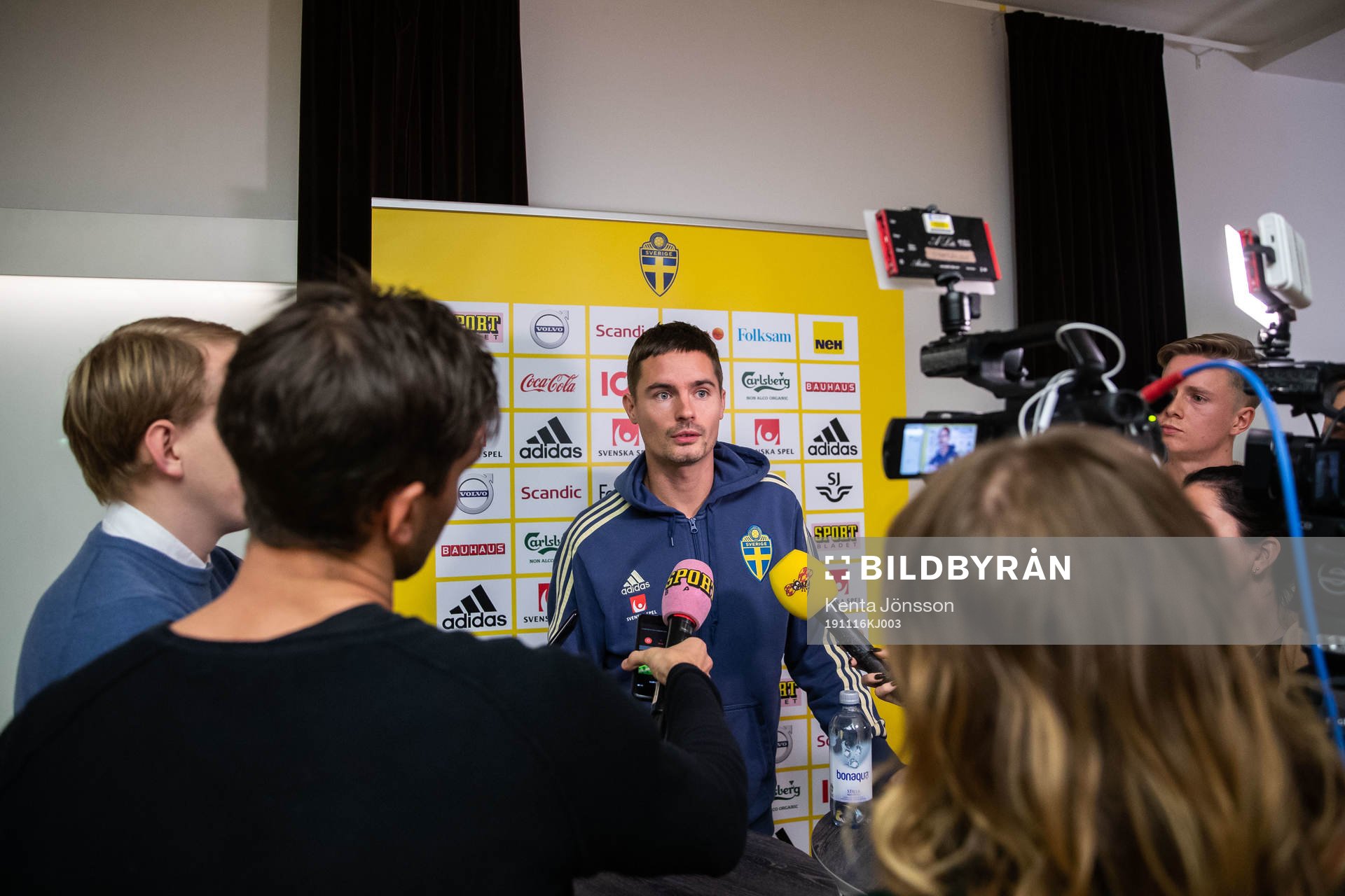 Mikael Lustig of the Swedish national football team