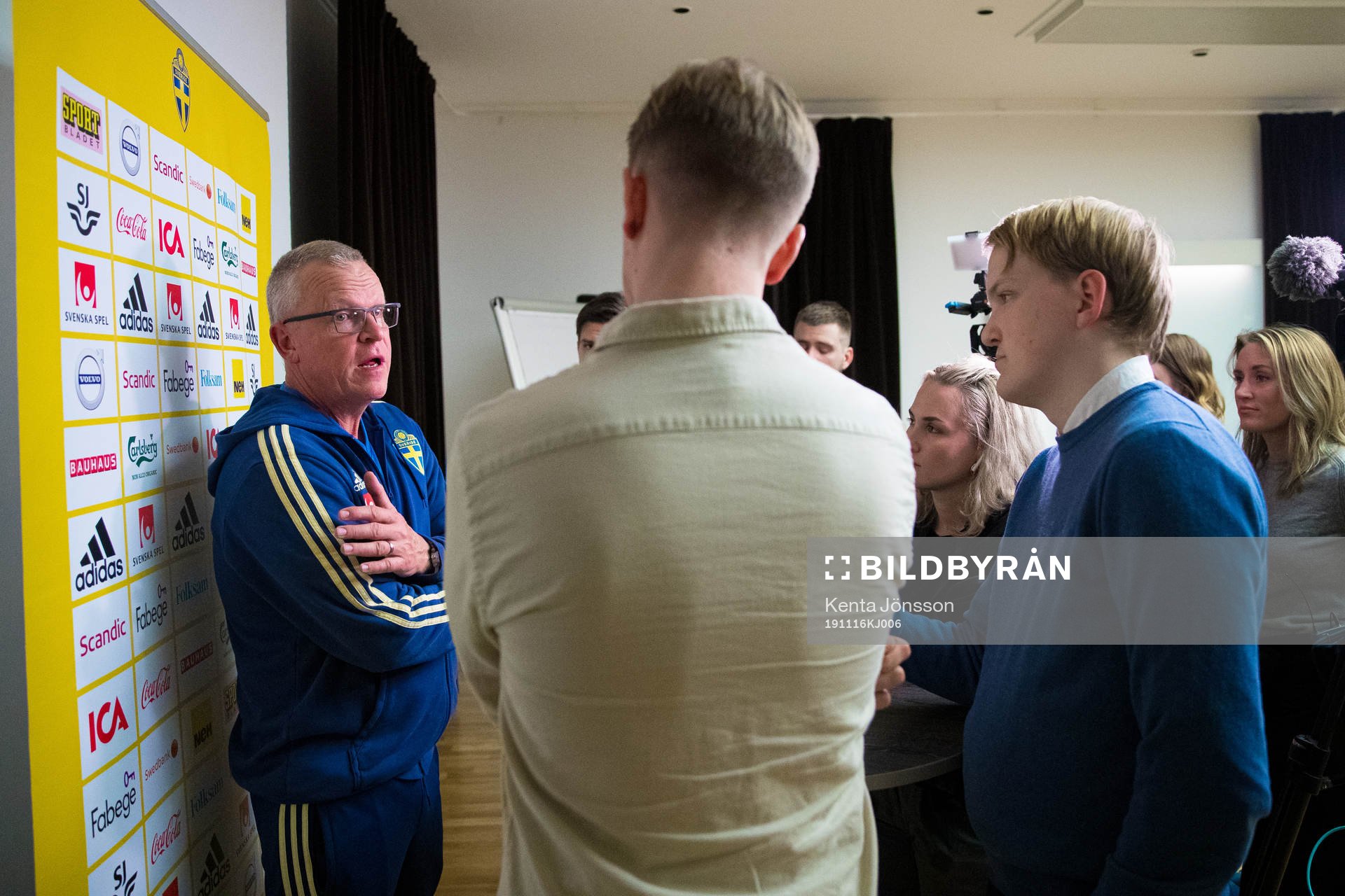 Head coach Janne Andersson of the Swedish national football