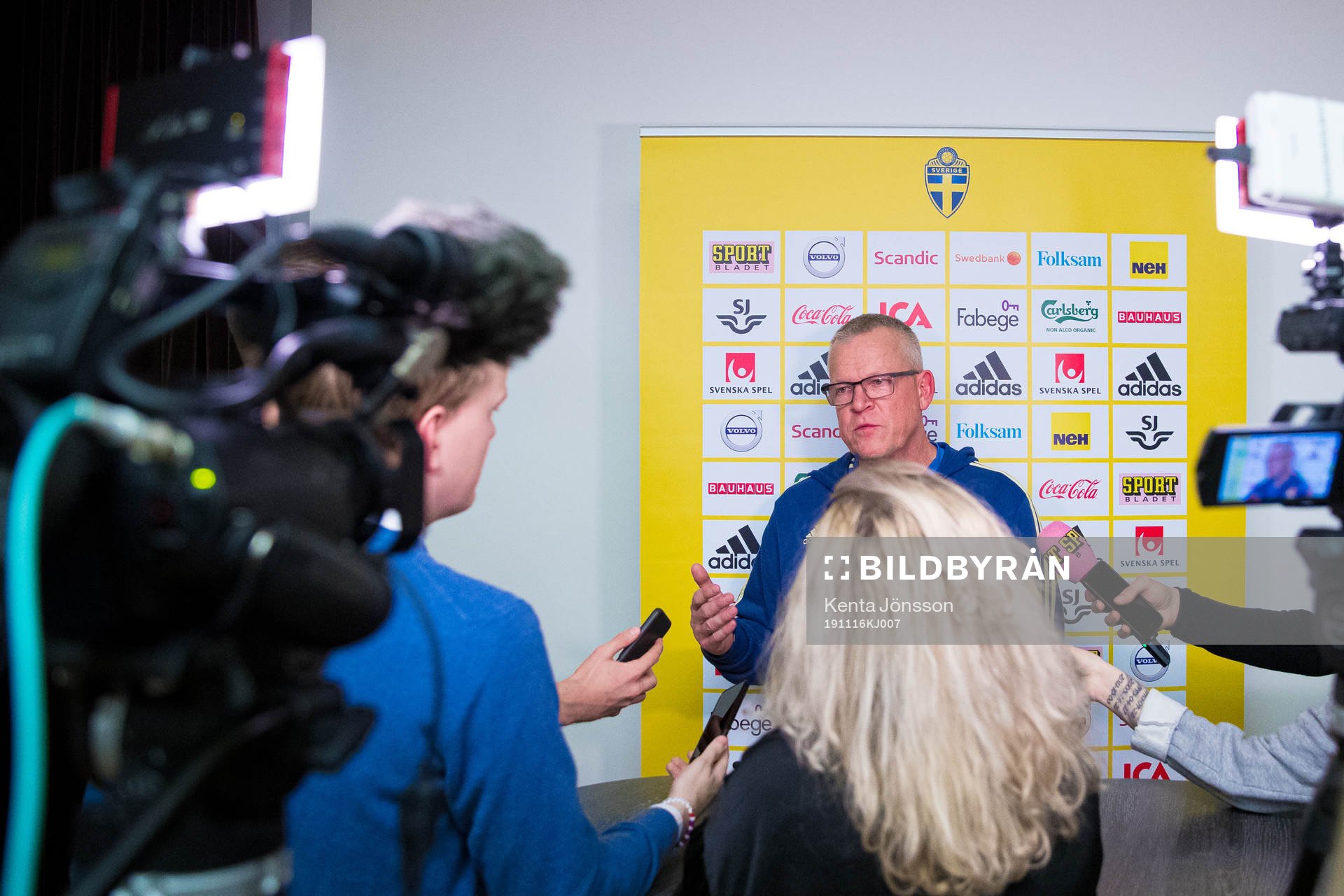Head coach Janne Andersson of the Swedish national football