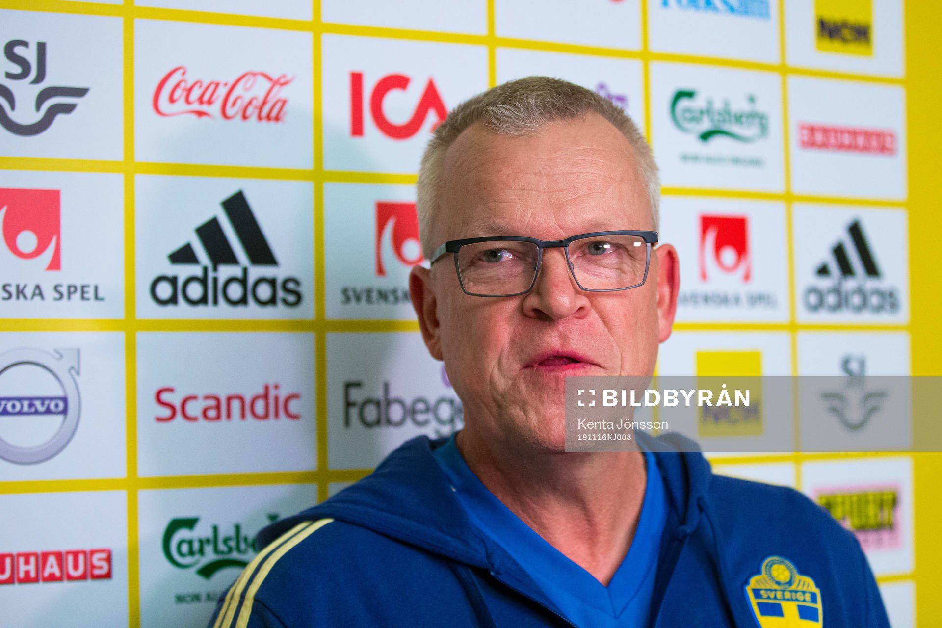 Head coach Janne Andersson of the Swedish national football