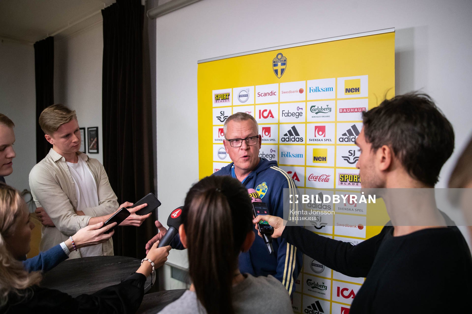 Head coach Janne Andersson of the Swedish national football