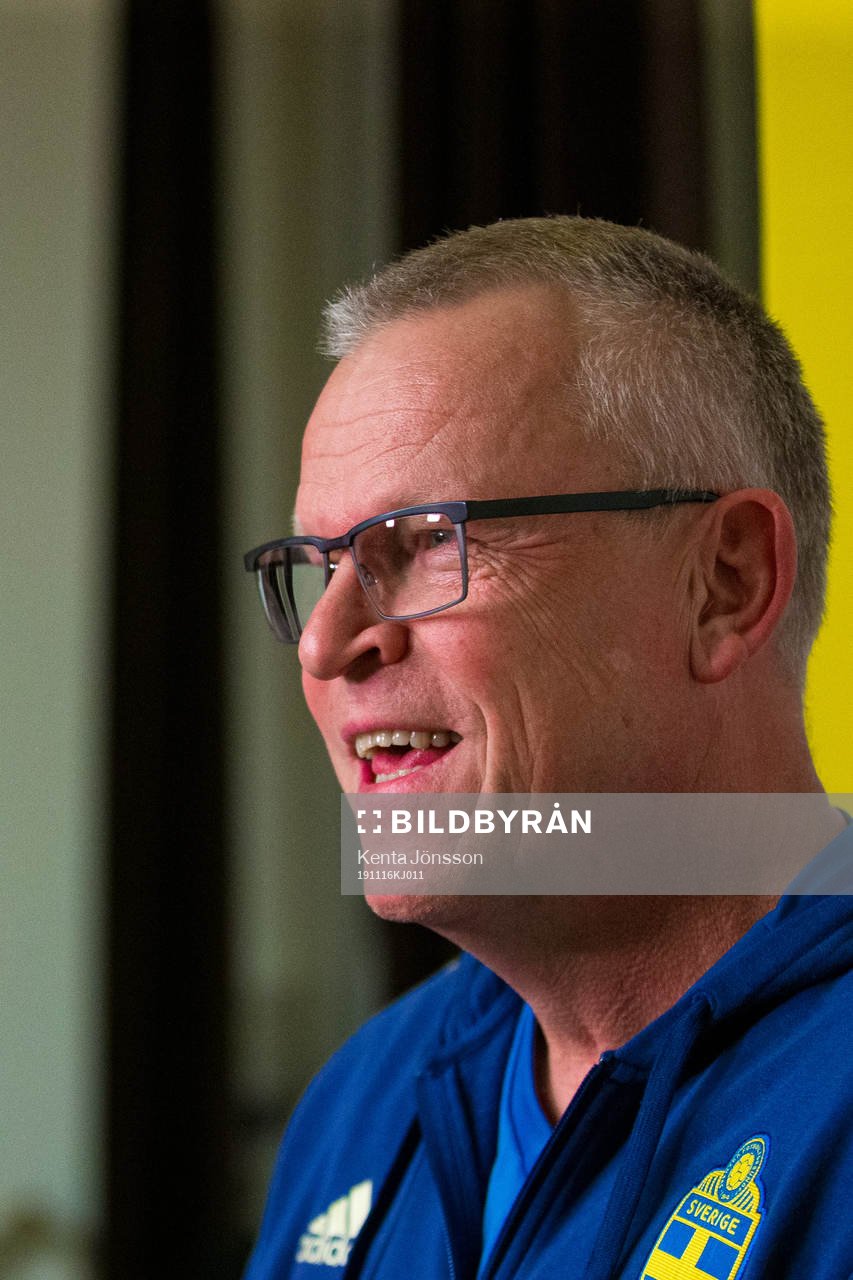 Head coach Janne Andersson of the Swedish national football