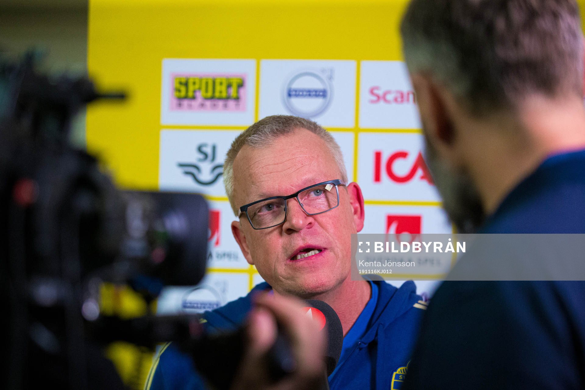 Head coach Janne Andersson of the Swedish national football