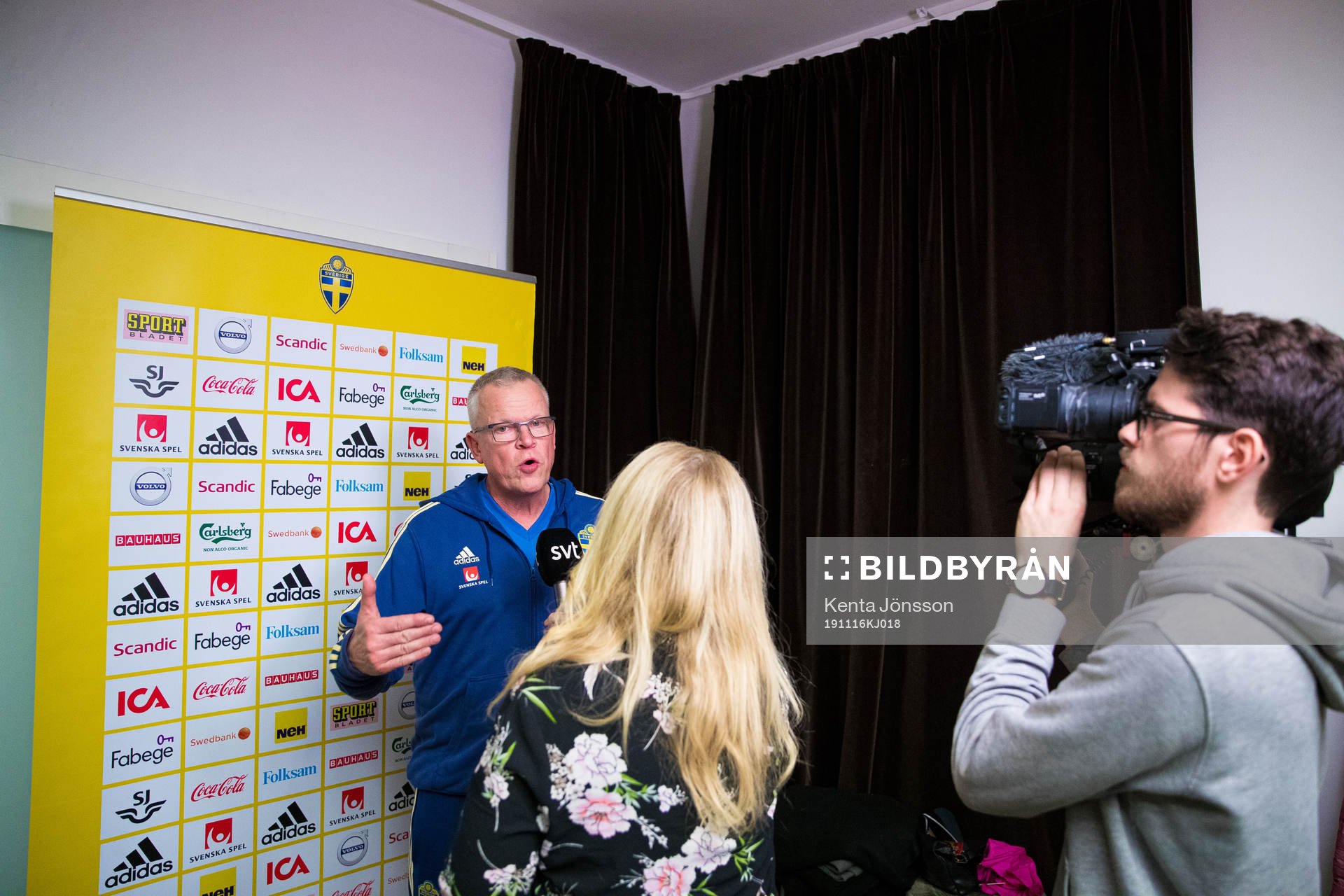 Head coach Janne Andersson of the Swedish national football
