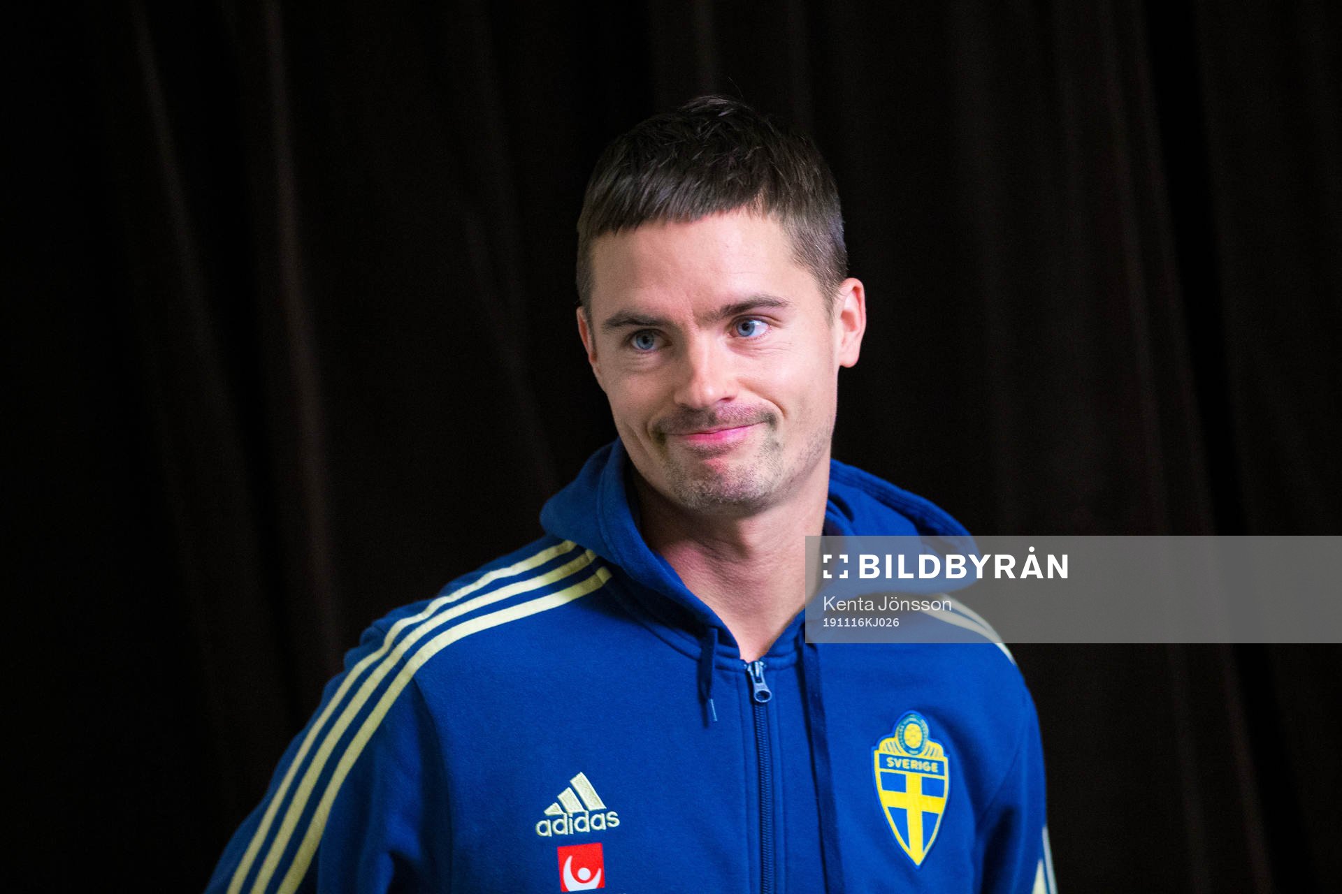 Mikael Lustig of the Swedish national football team