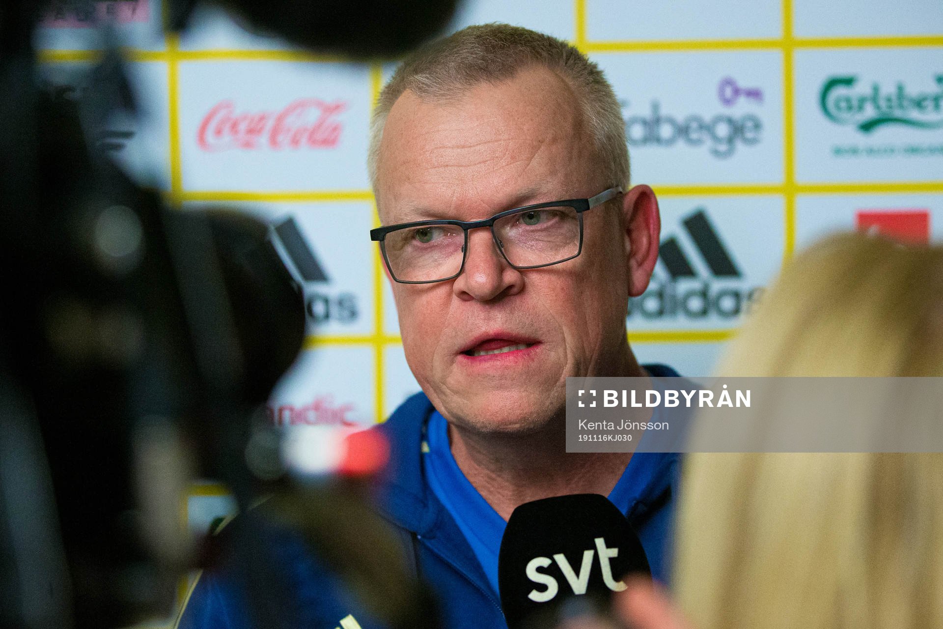 Head coach Janne Andersson of the Swedish national football