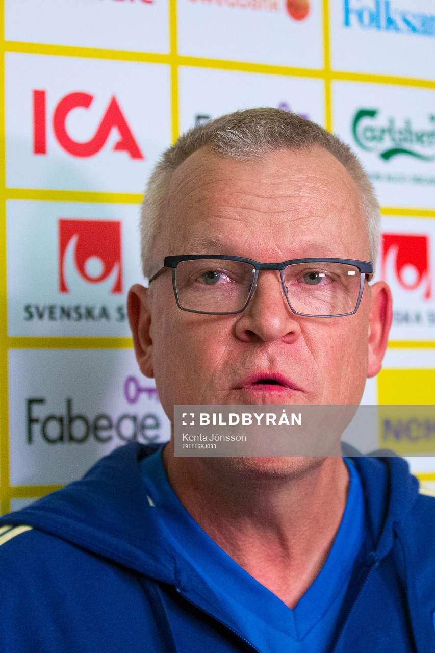 Head coach Janne Andersson of the Swedish national football