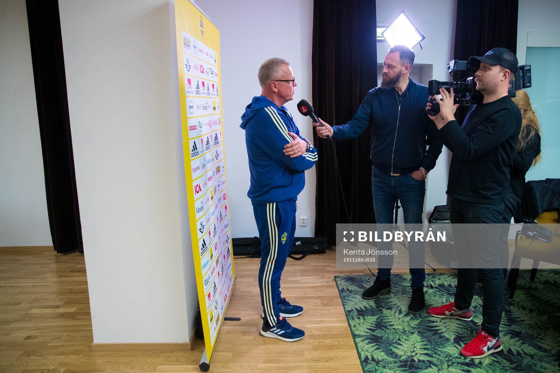 Head coach Janne Andersson of the Swedish national football