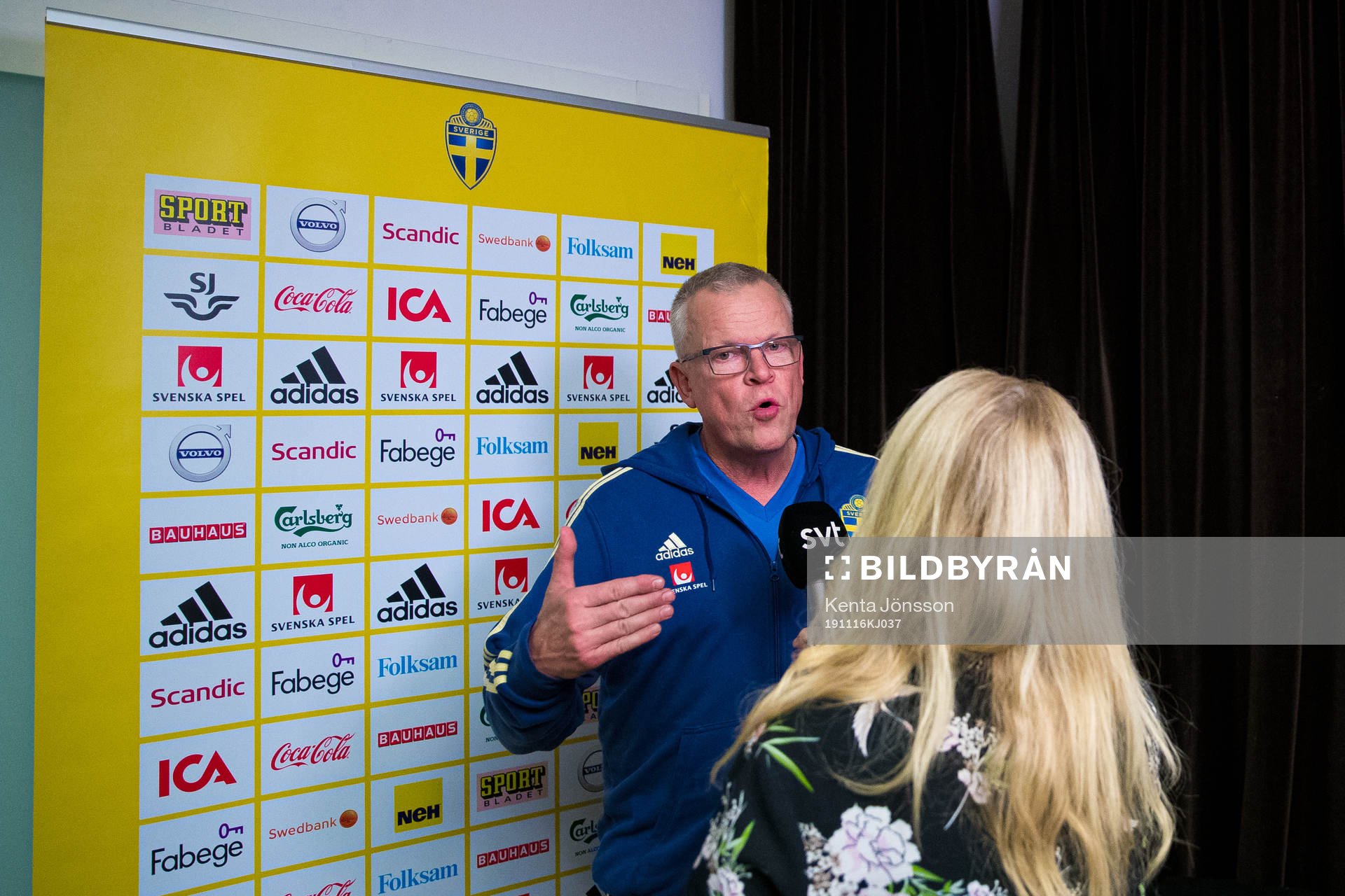 Head coach Janne Andersson of the Swedish national football