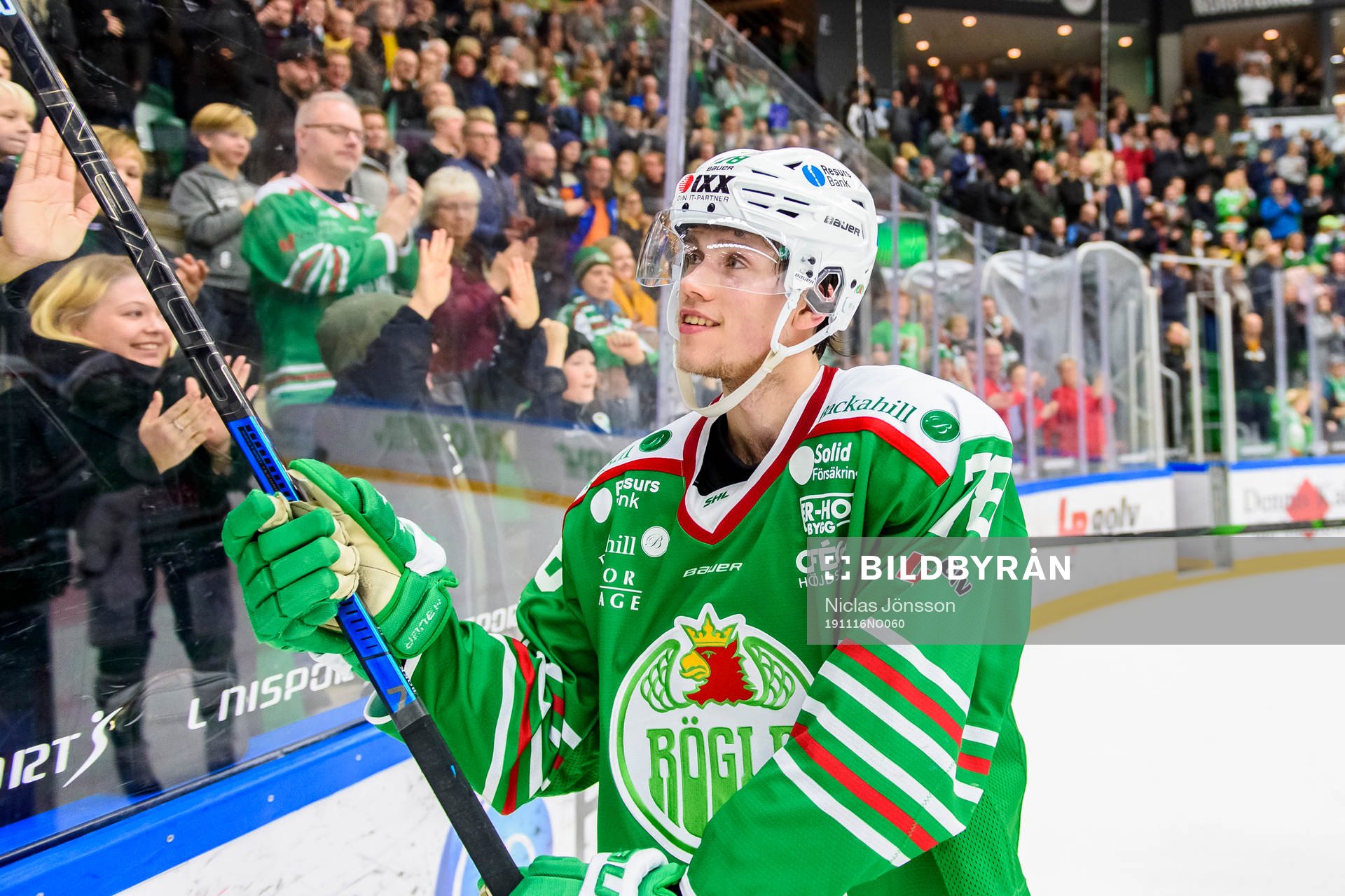 Rögles Dominik Bokk jublar