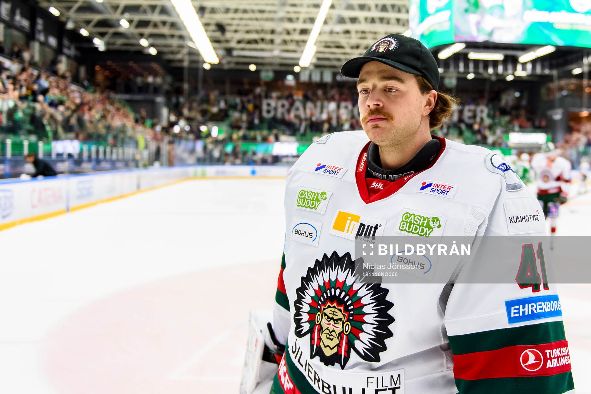 Frölundas målvakt Niklas Rubin deppar