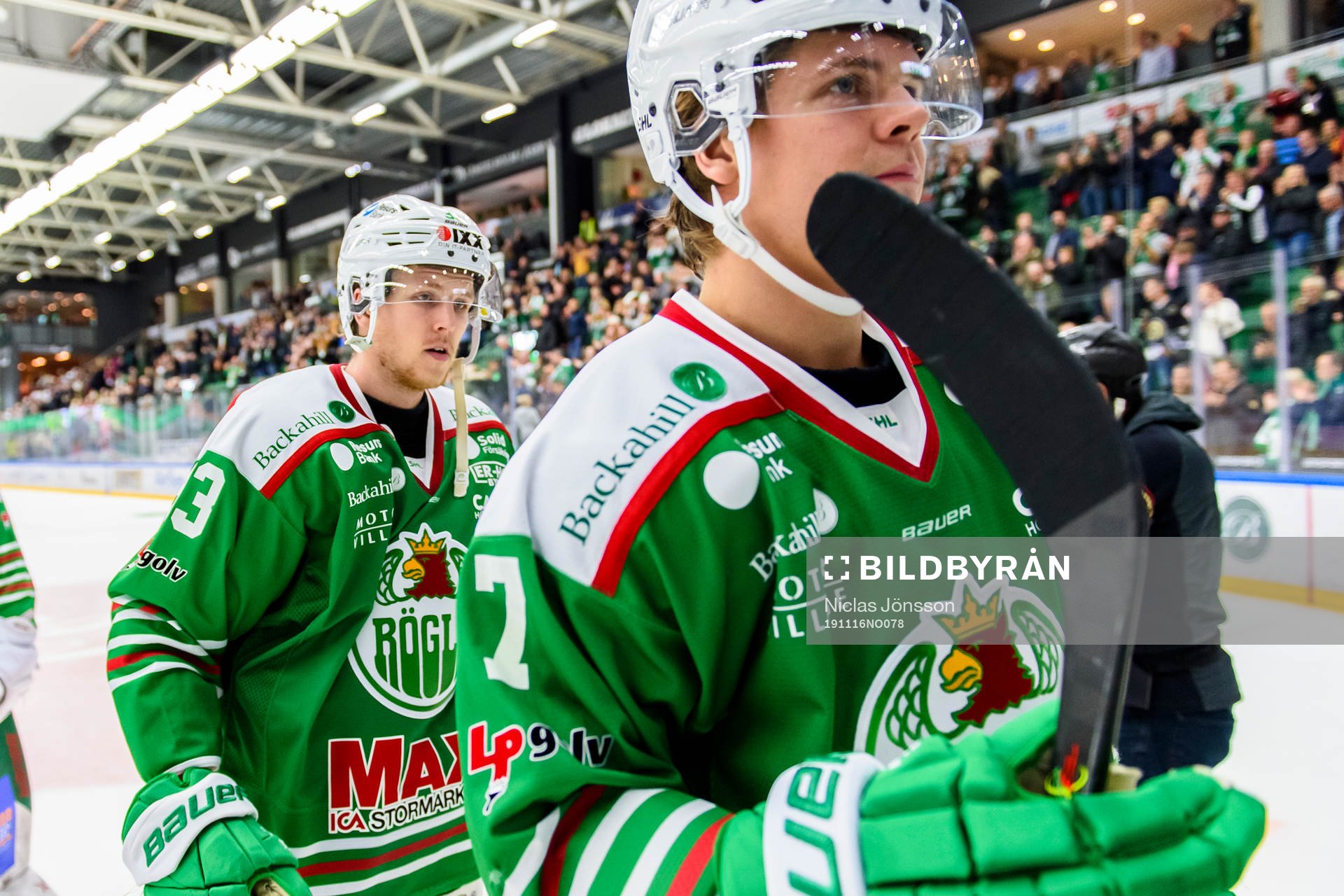 Rögles Niklas Hansson och Erlend Lesund jublar