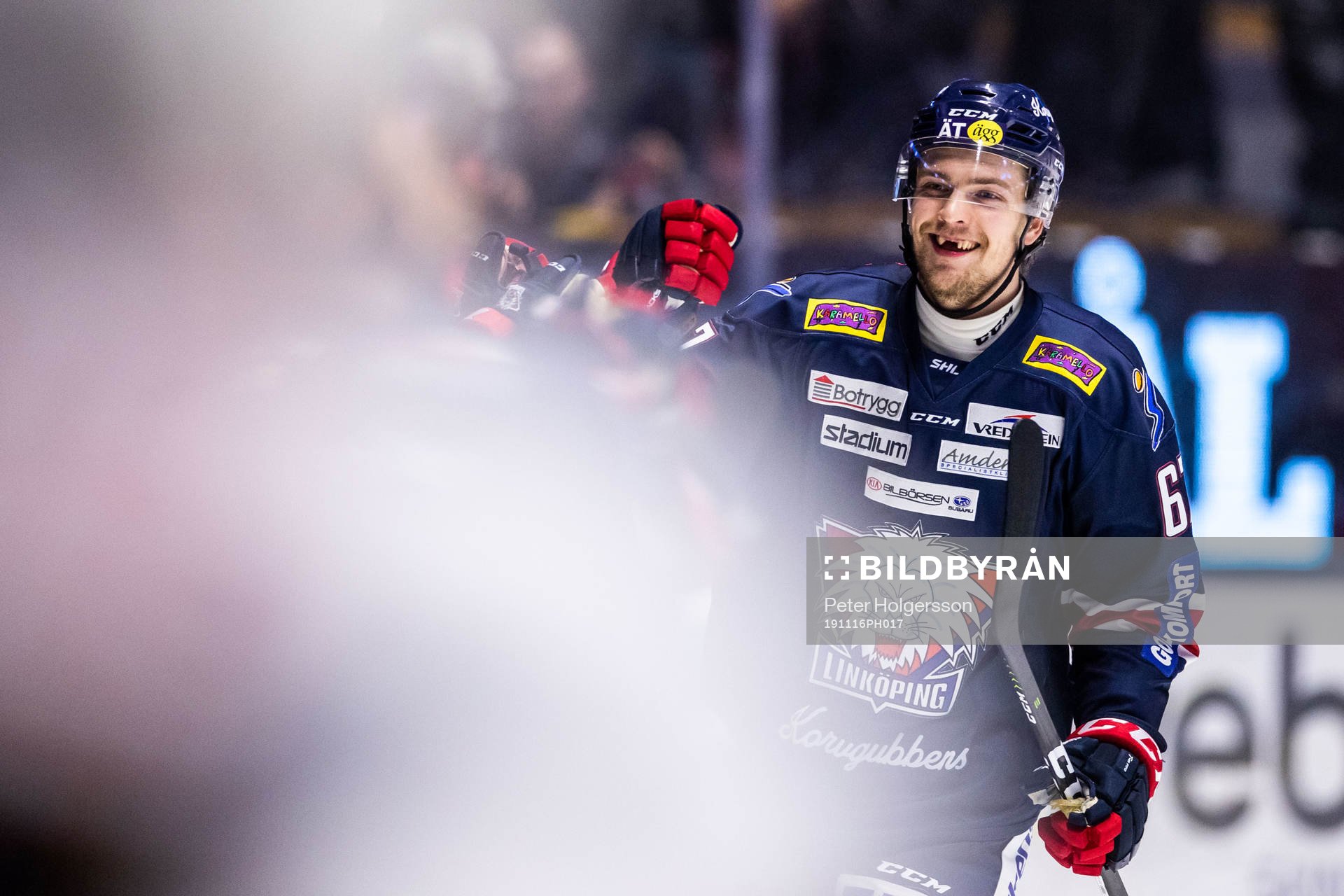 Linköpings Jarno Kärki jublar