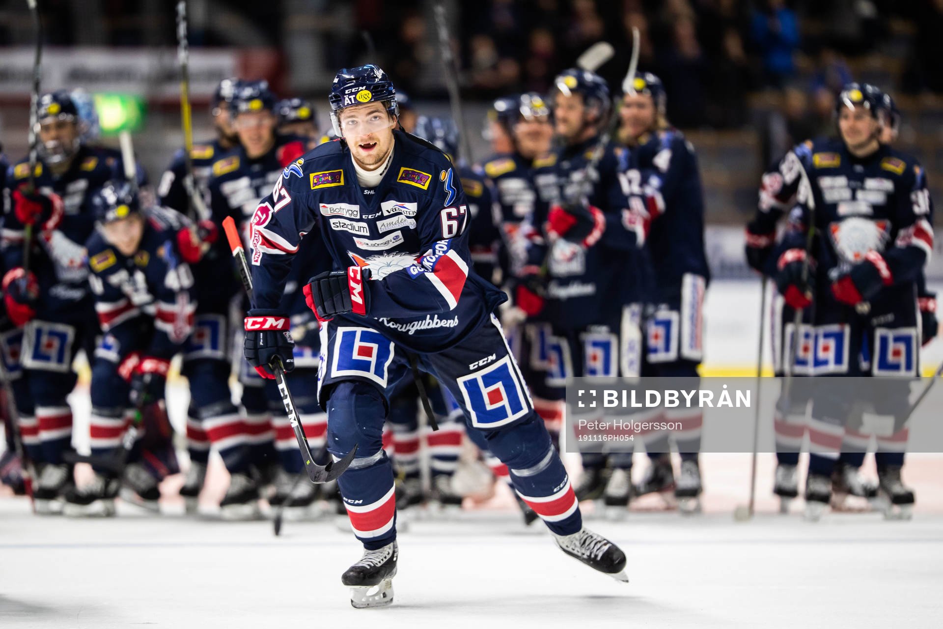 Linköpings Jarno Kärki jublar