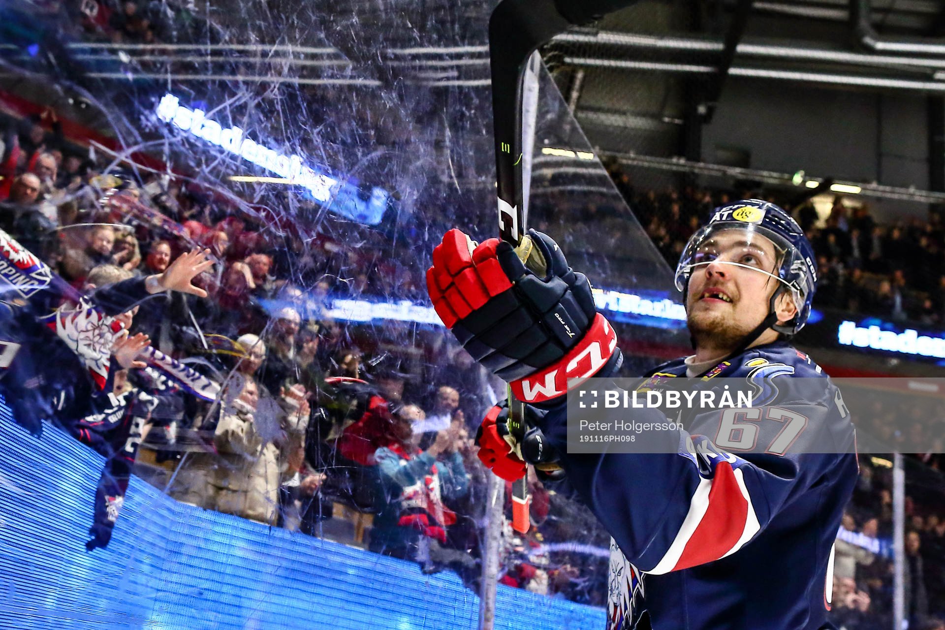 Linköpings Jarno Kärki jublar