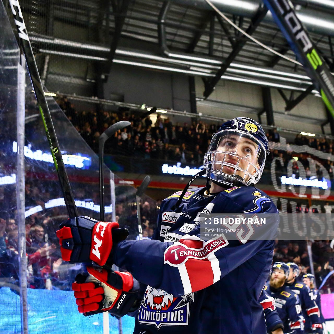 Linköpings Max Lindroth jublar