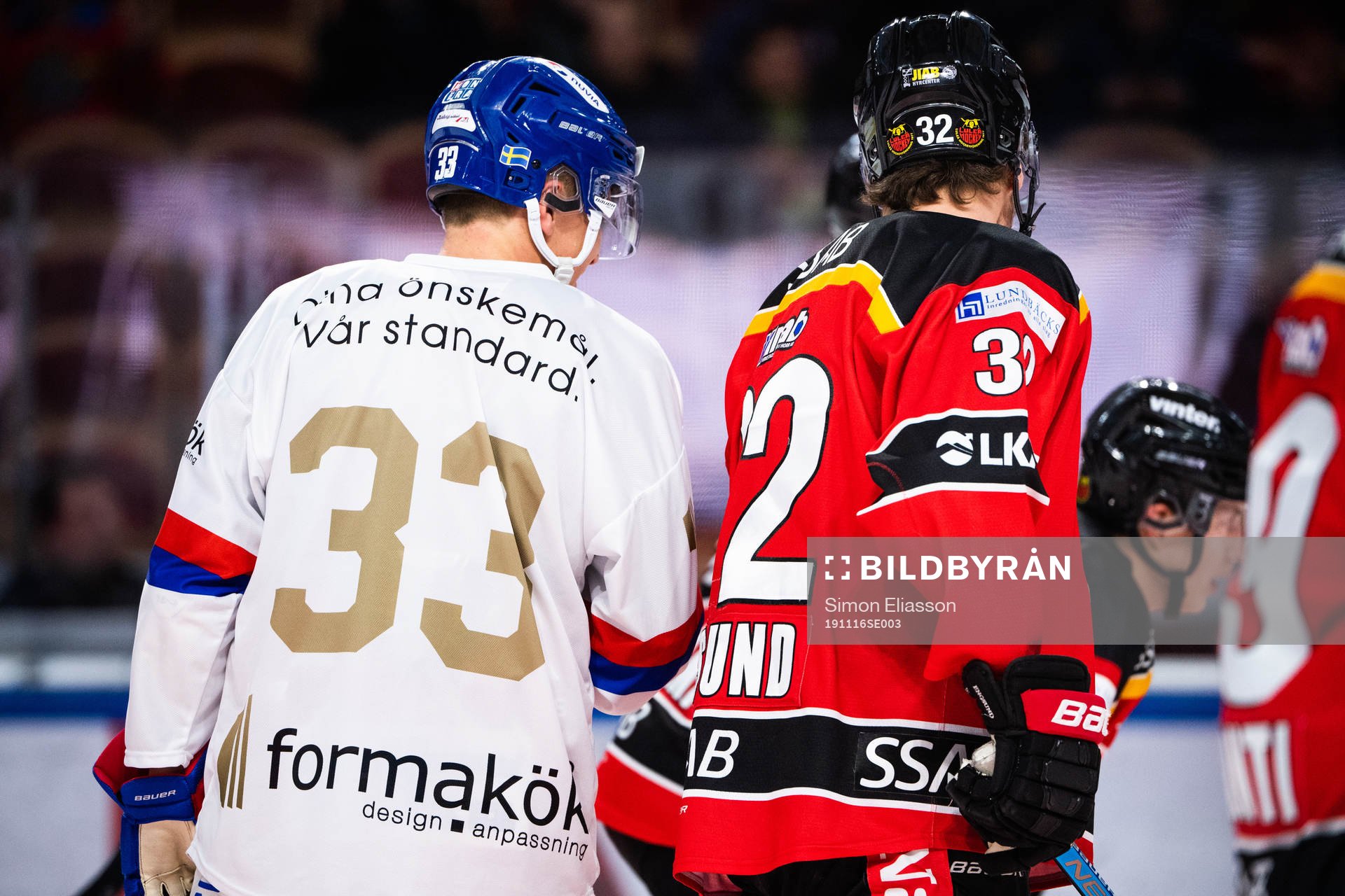 Oskarshamns Filiph Engsund och Luleås Oscar Engsund