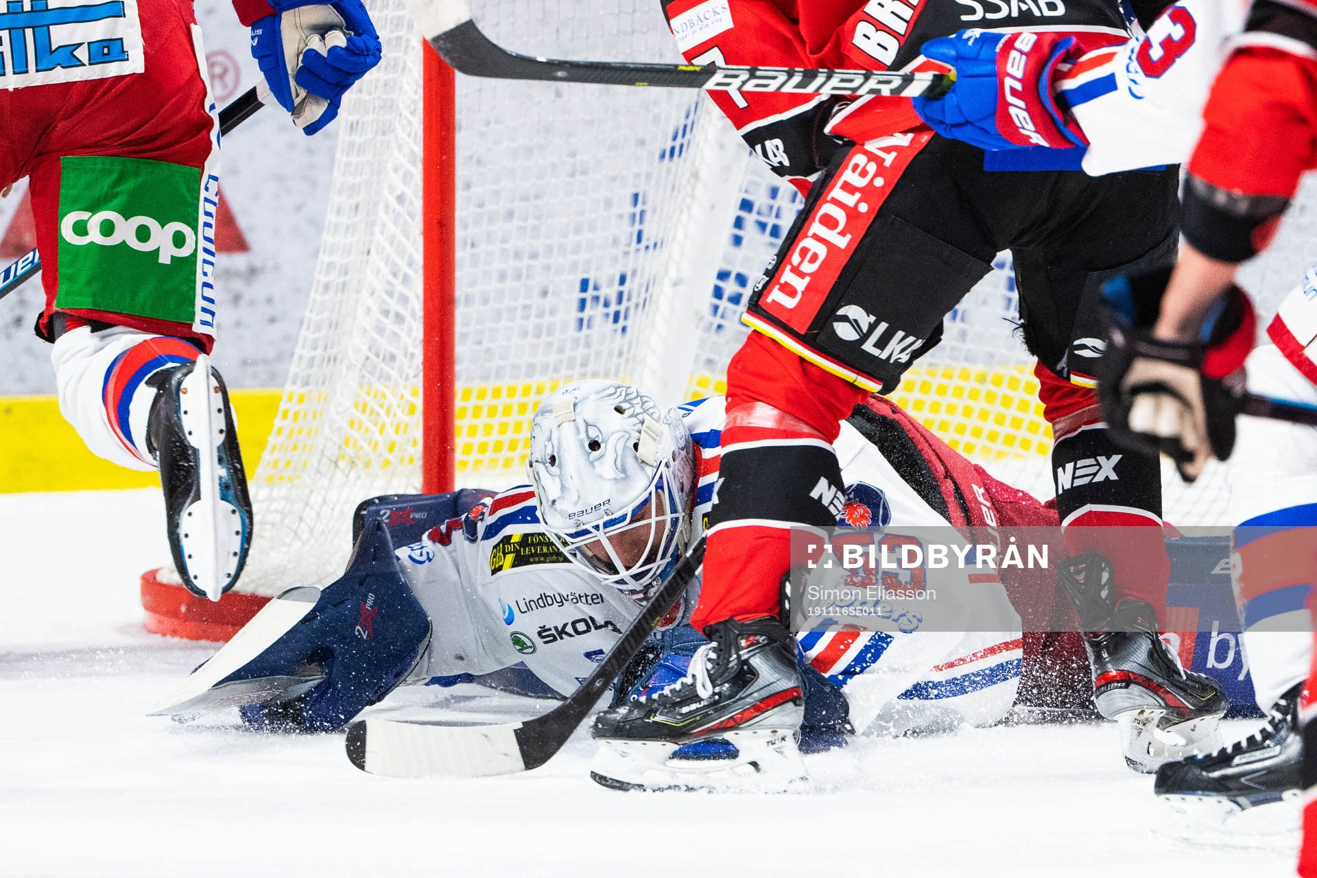 Oskarshamns målvakt Fredrik Pettersson-Wentzel