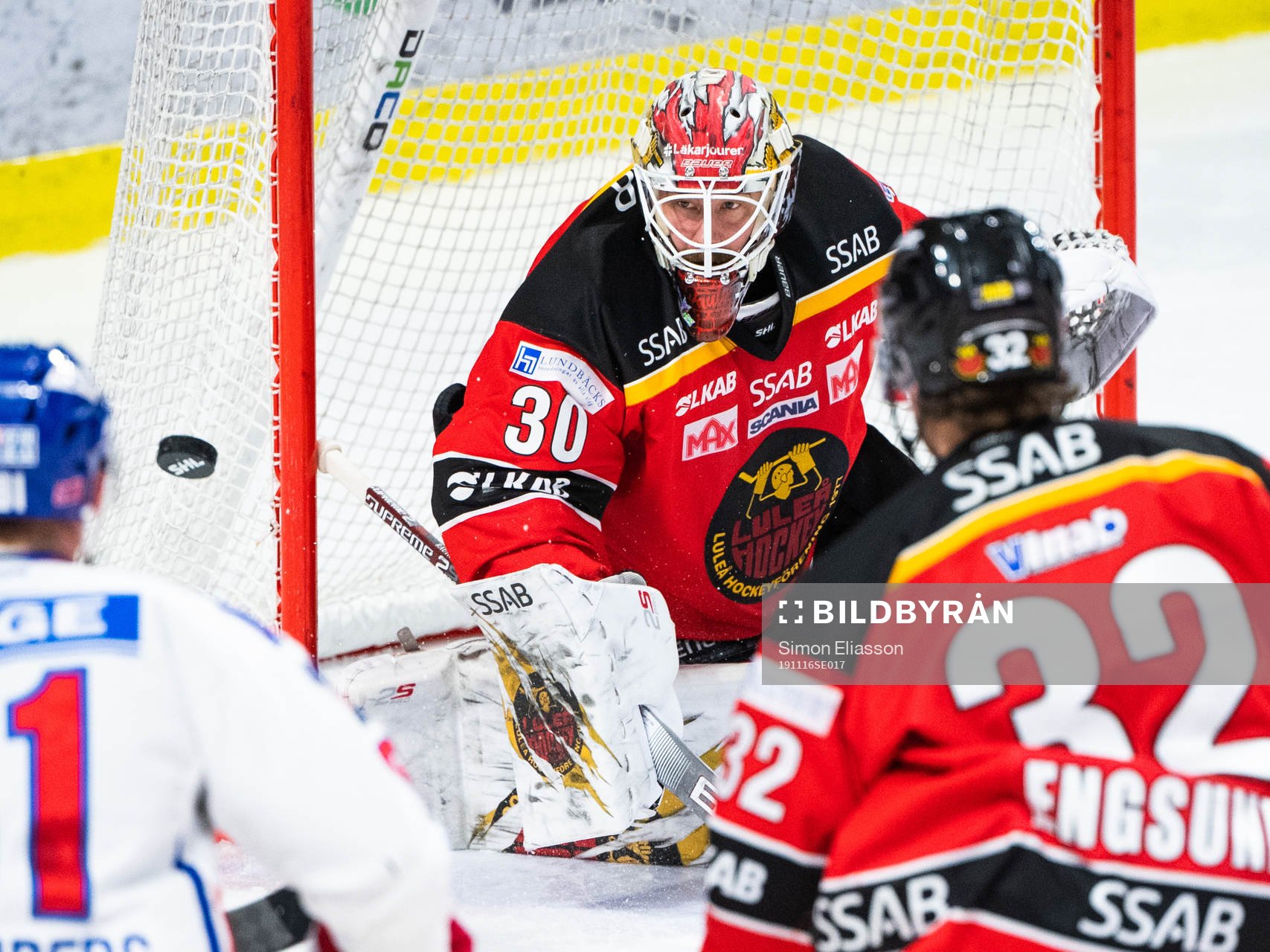 Luleås målvakt David Rautio
