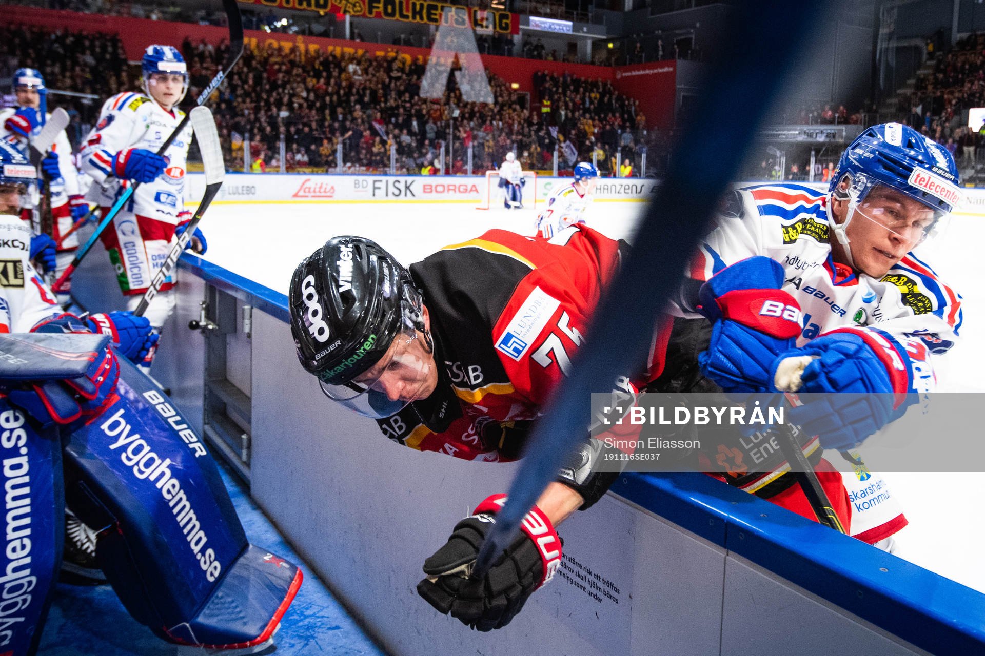 Luleås Arttu Ilomäki och Oskarshamns Filiph Engsund