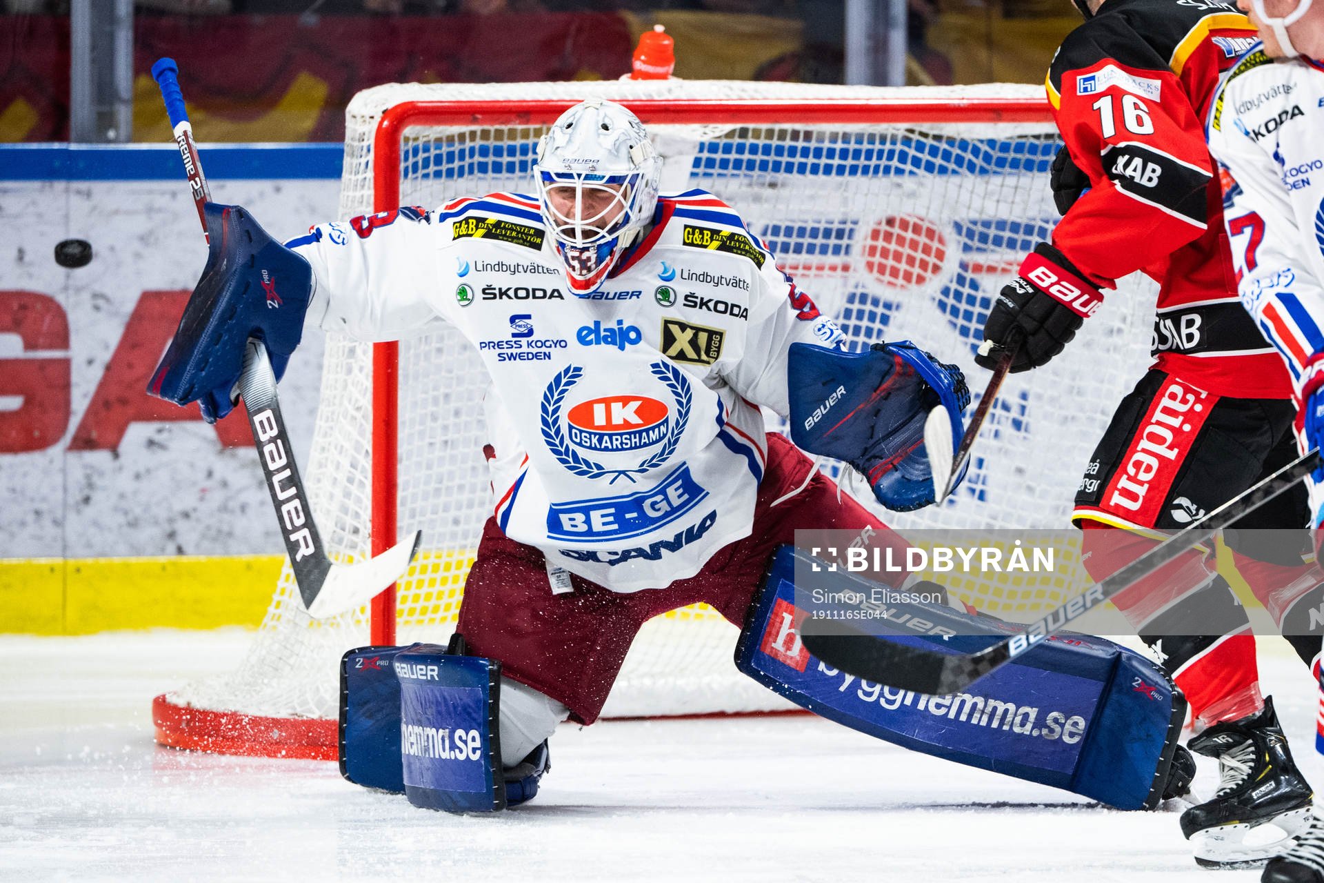 Oskarshamns målvakt Fredrik Pettersson-Wentzel