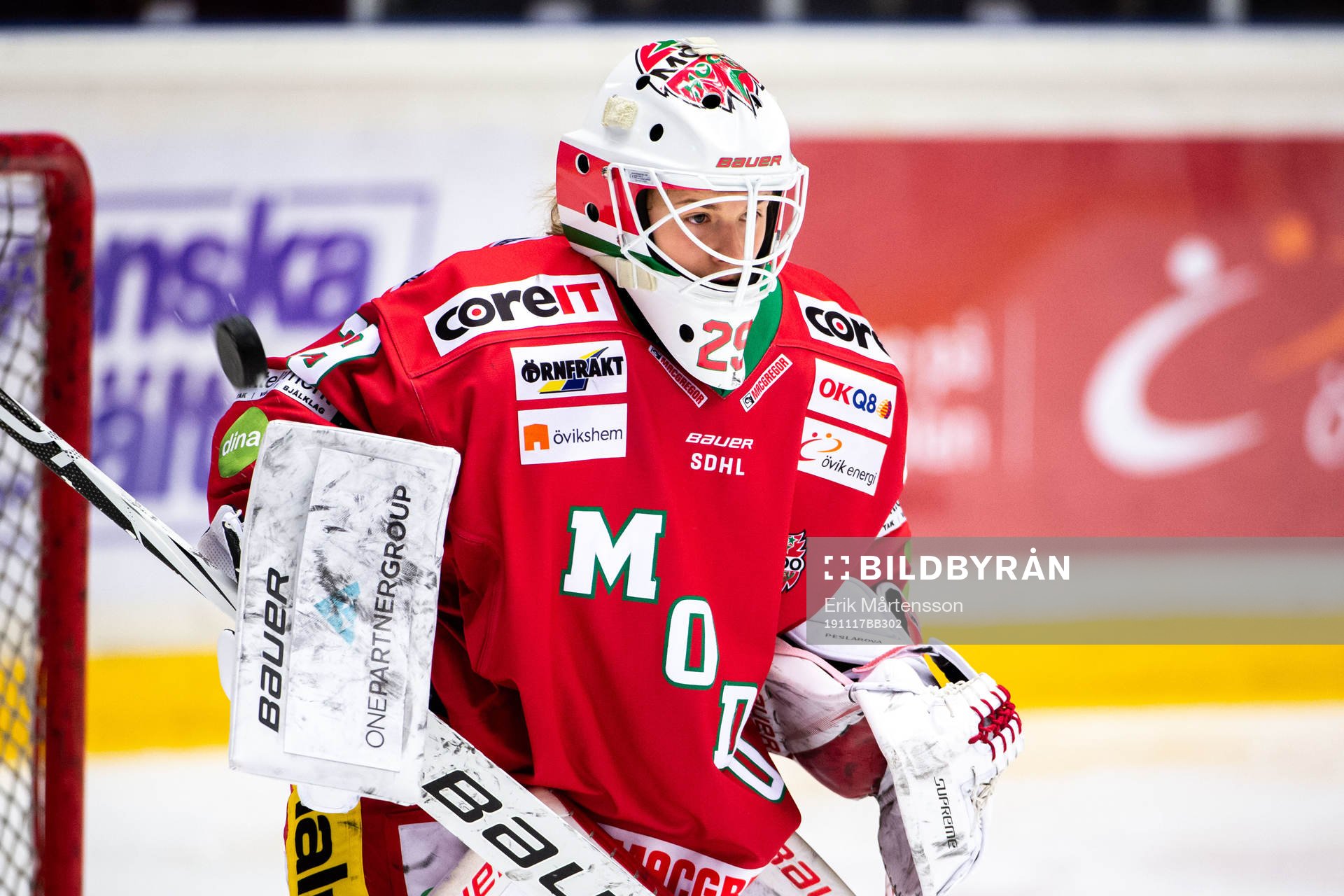 Modos målvakt Klara Peslarova