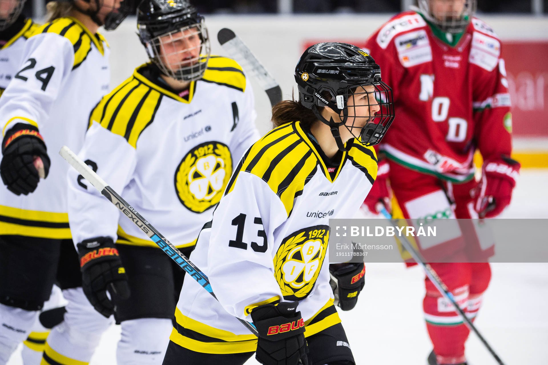 Brynäs Michela Cava jublar