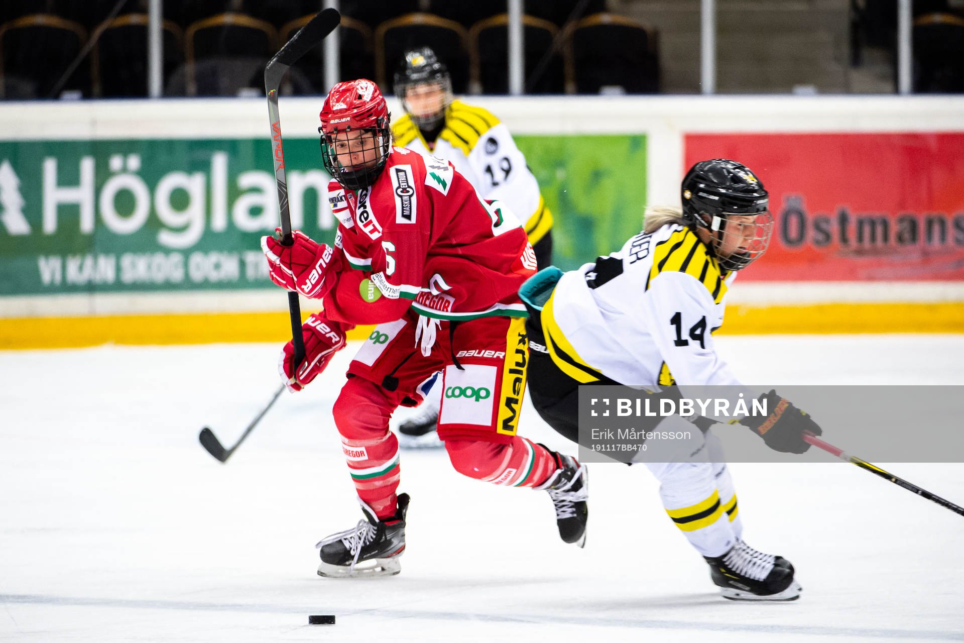 Modos Gracen Hirschy och Brynäs Hanna Rylander