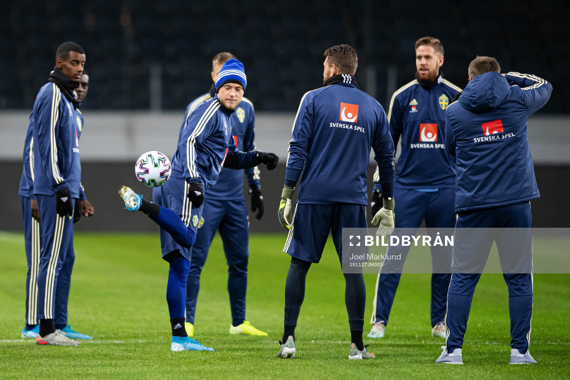 John Guidetti of the Swedish national football team
