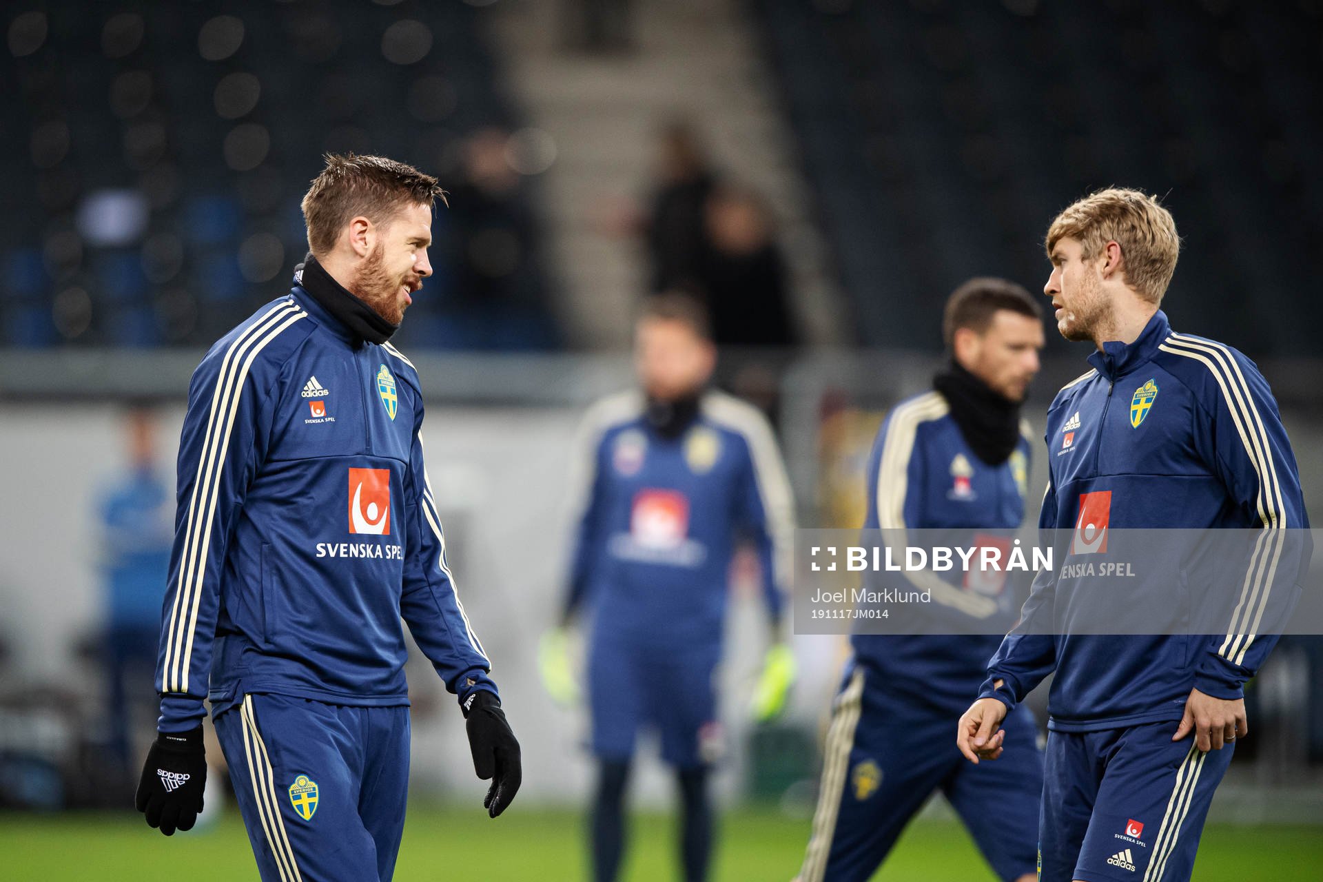 Pontus Jansson and Filip Helander of the Swedish national
