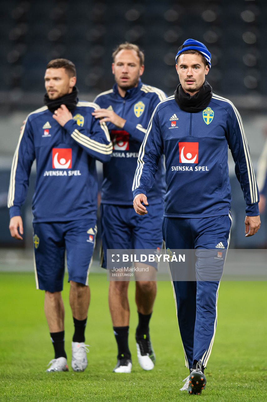 Mikael Lustig of the Swedish national football team