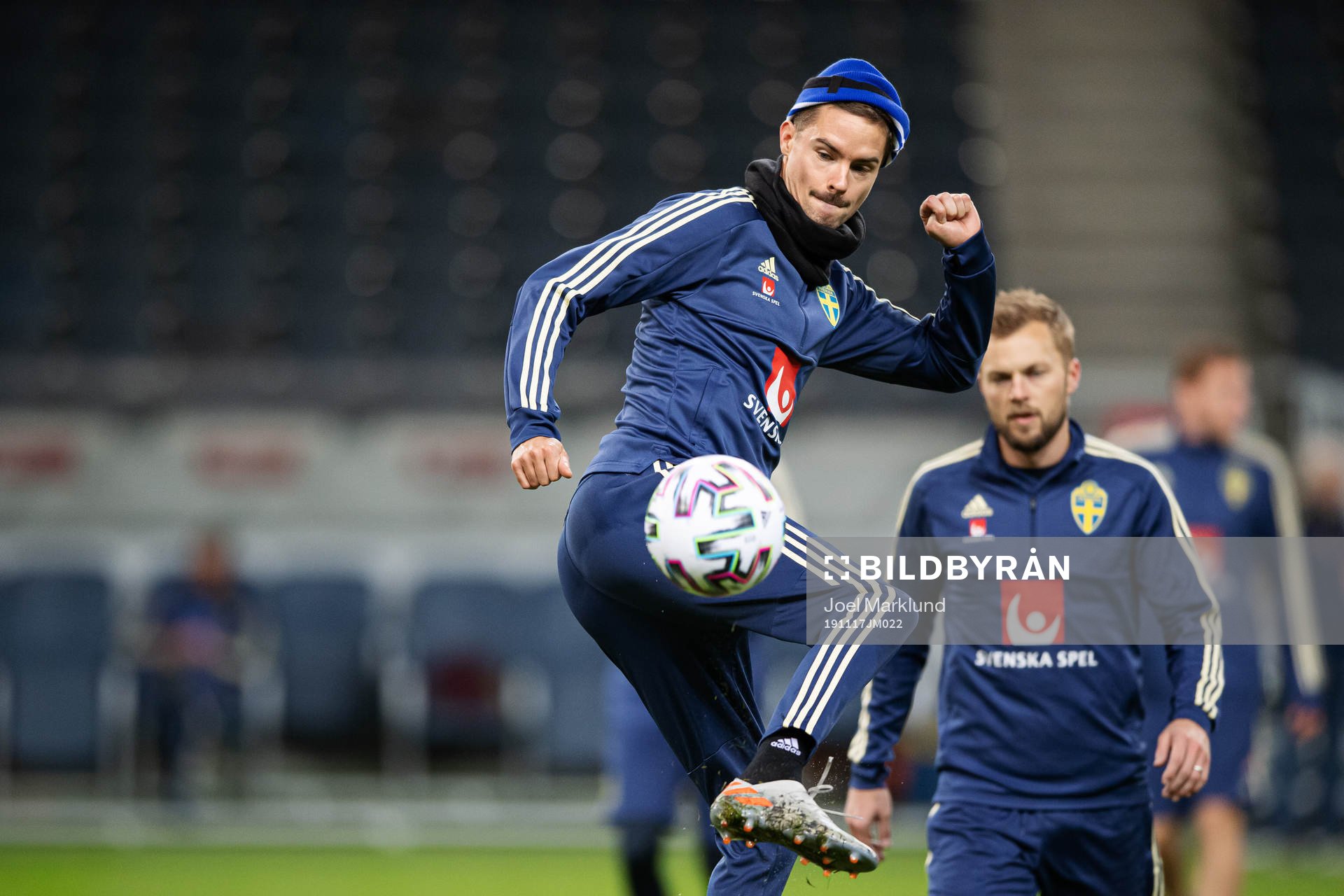 Mikael Lustig of the Swedish national football team