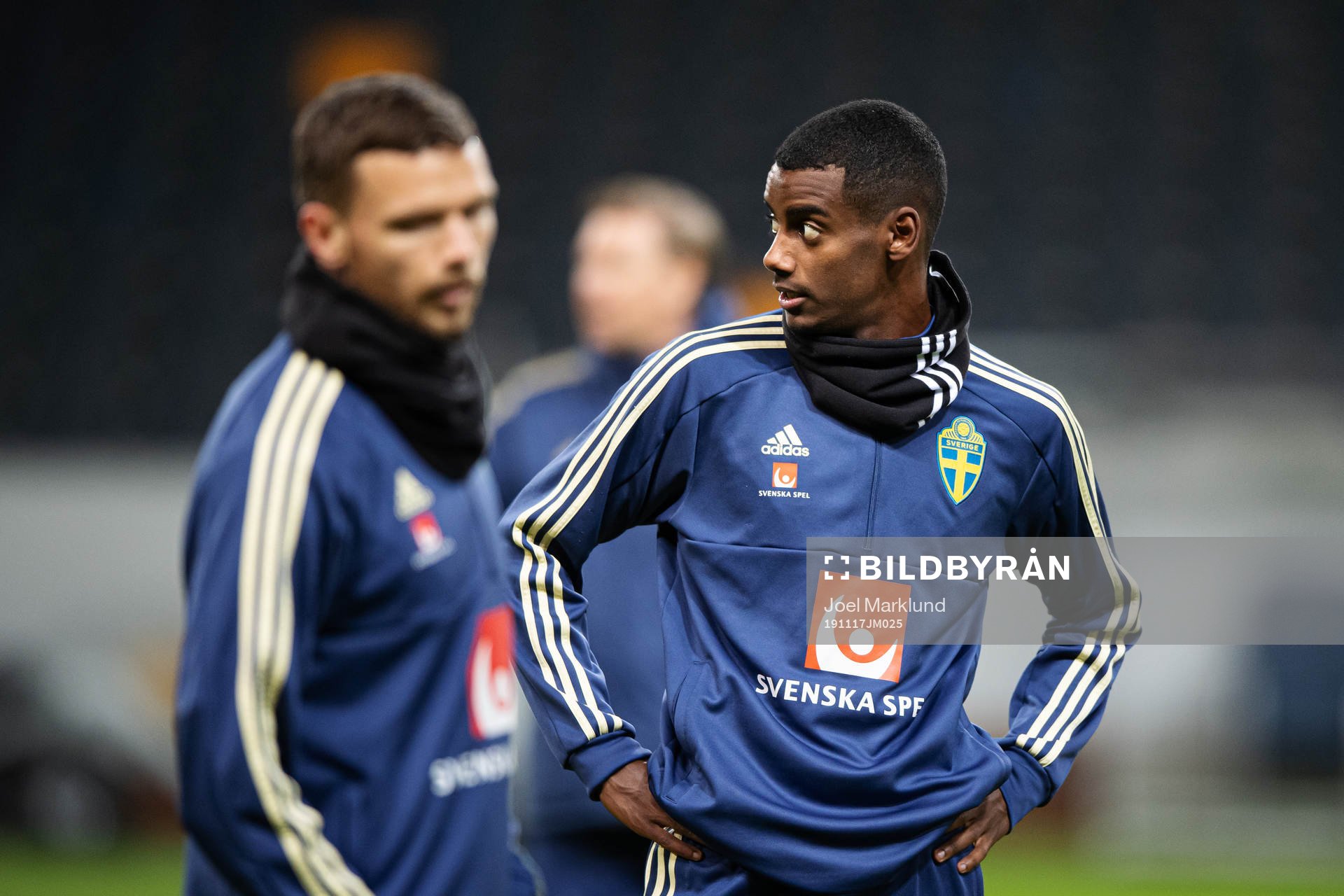 Alexander Isak of the Swedish national football team