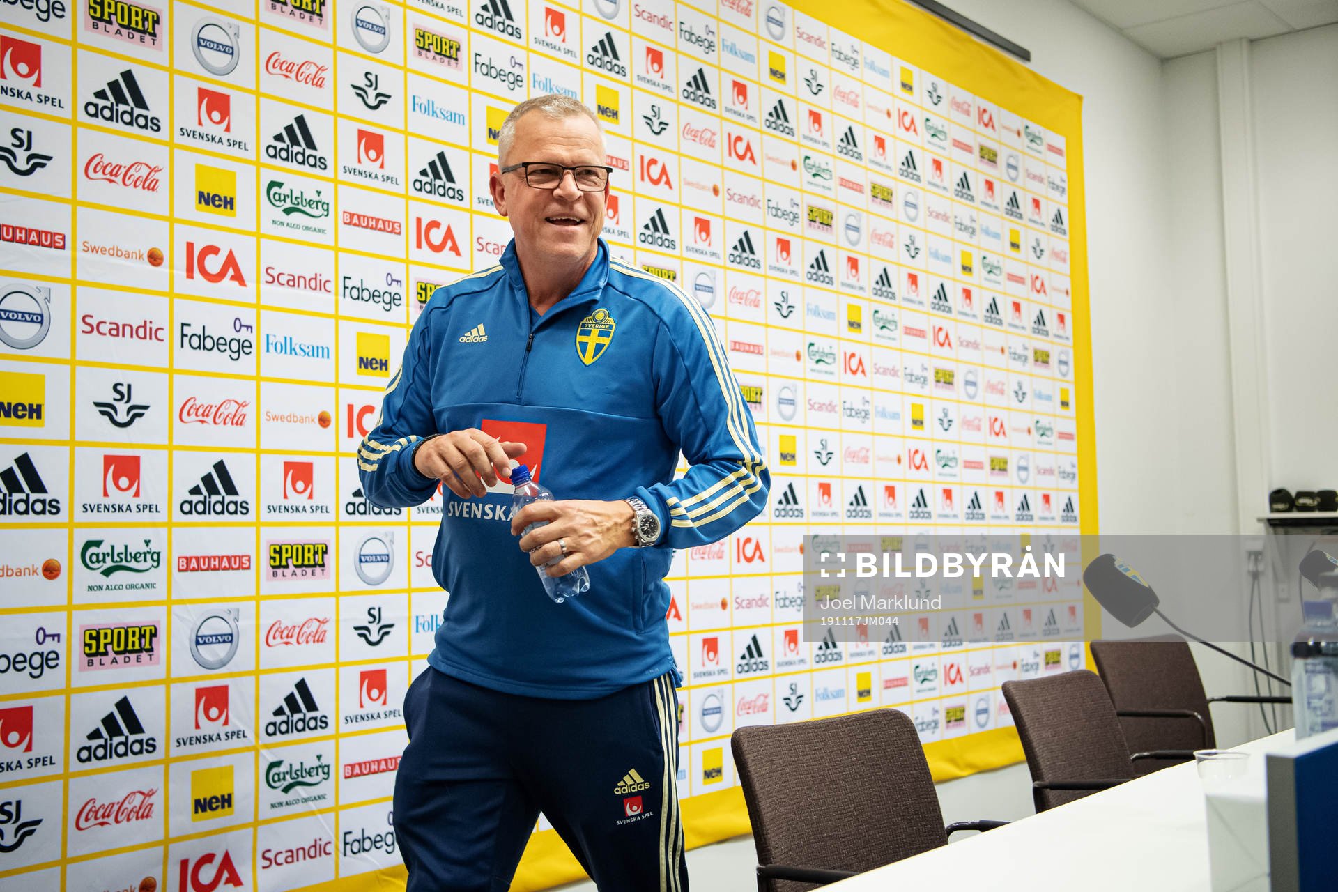 Head coach Janne Andersson of the Swedish national football