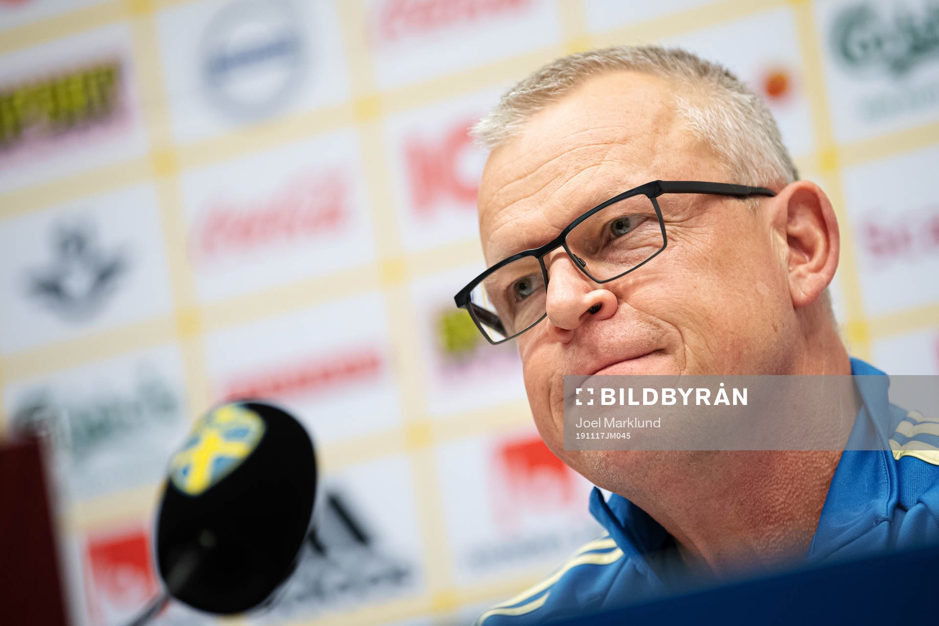 Head coach Janne Andersson of the Swedish national football