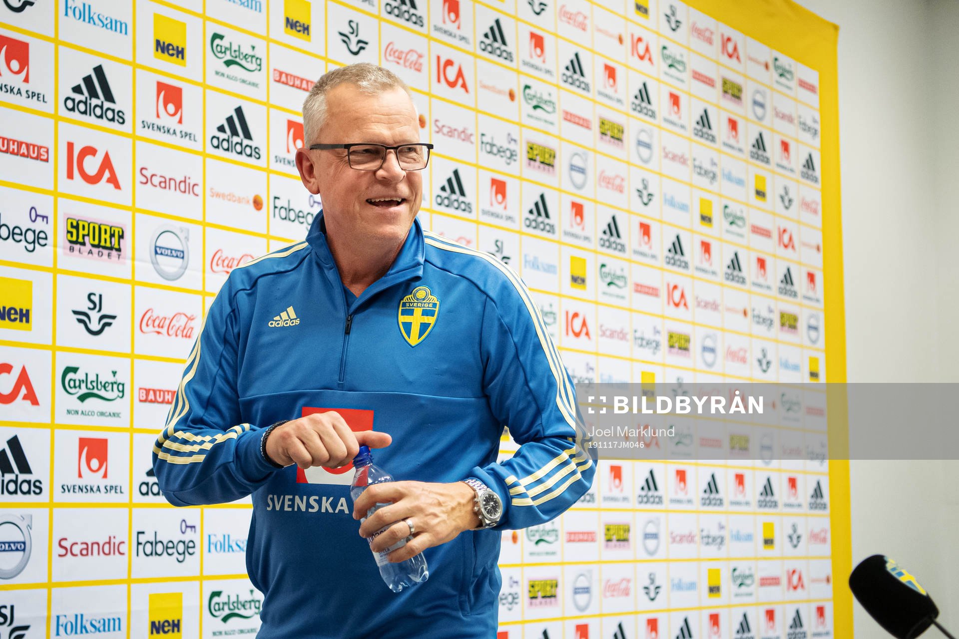 Head coach Janne Andersson of the Swedish national football