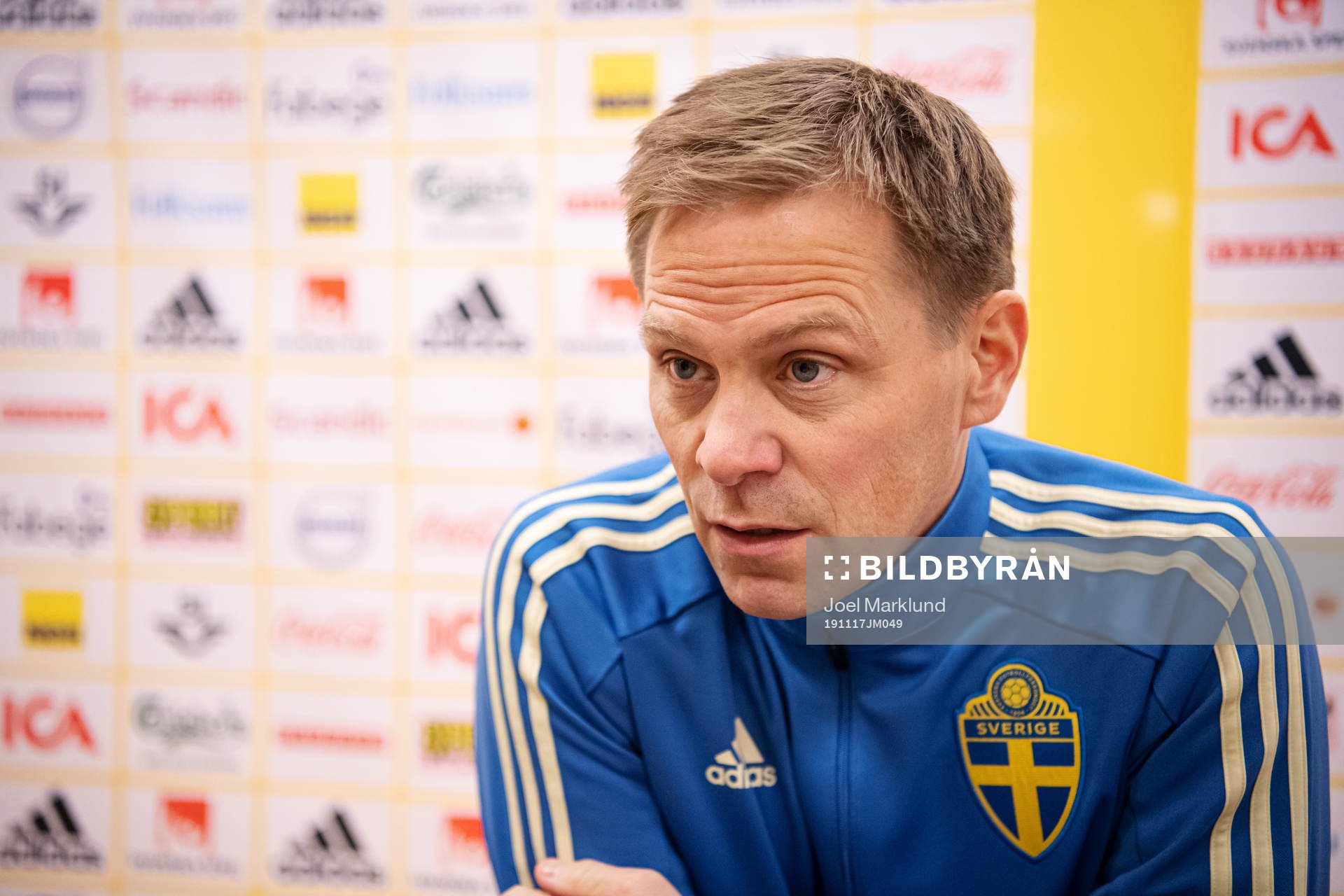 Scout Roger Sandberg of the Swedish national football team