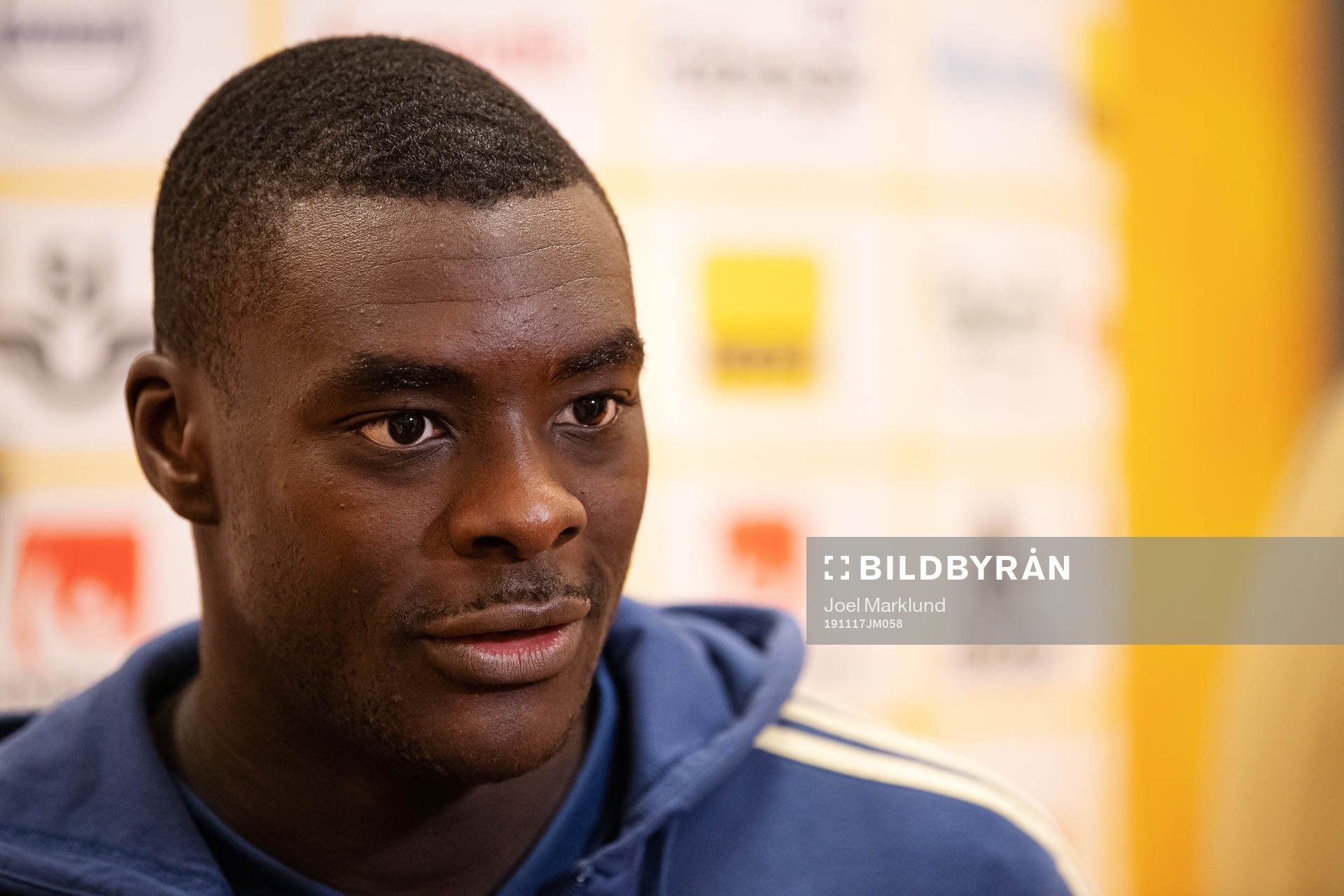 Ken Sema of the Swedish national football team