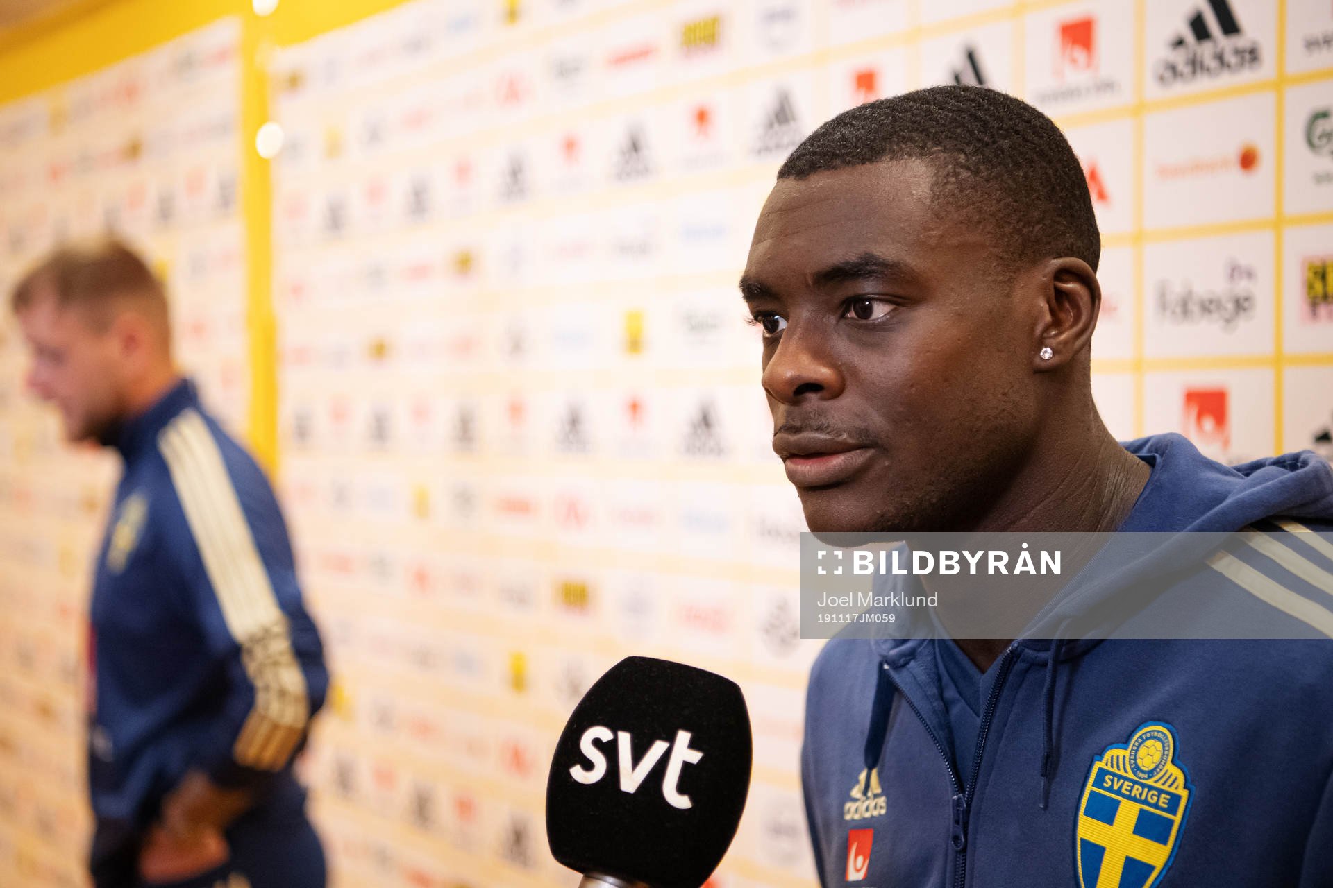 Ken Sema of the Swedish national football team
