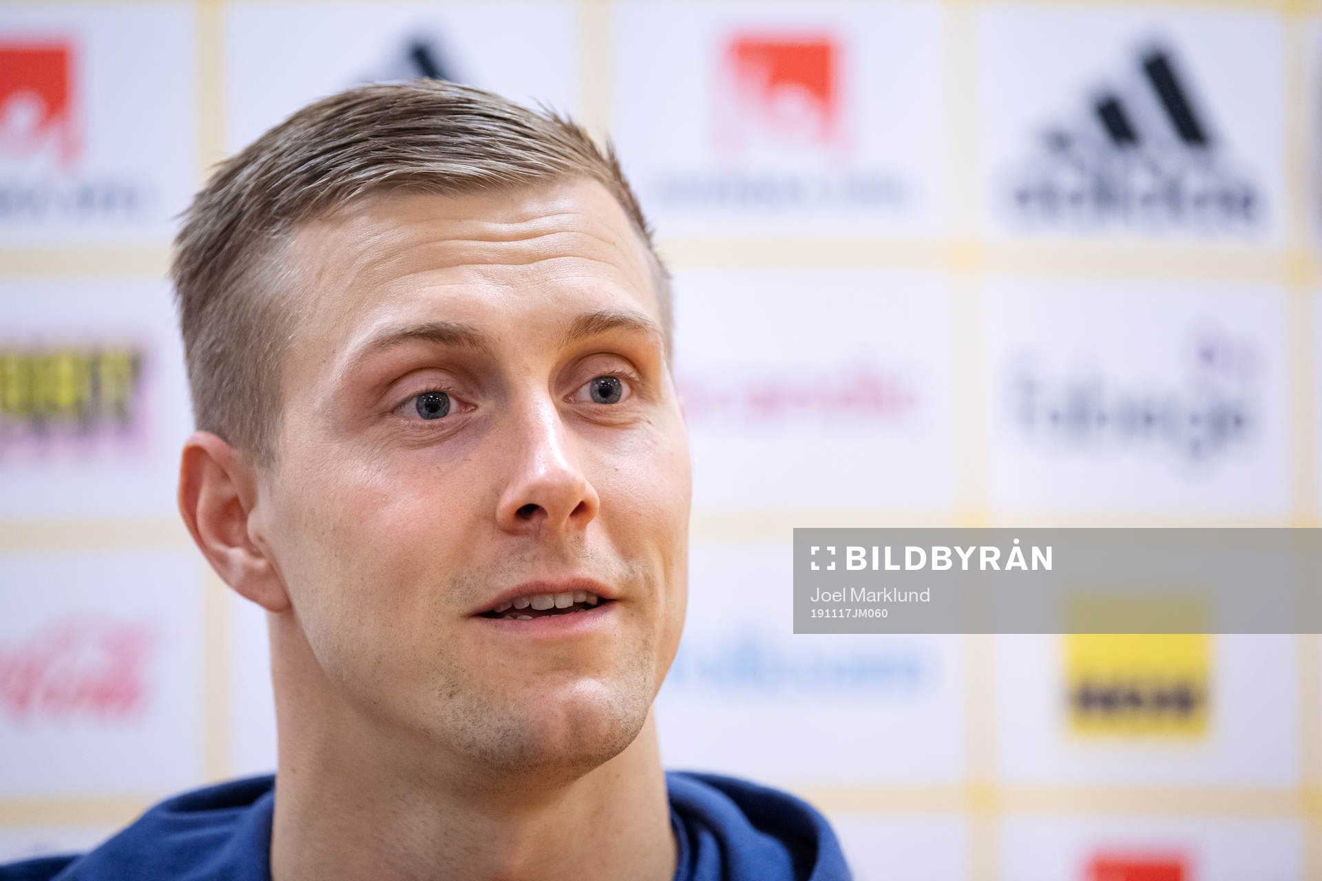 Karl-Johan Johnsson of the Swedish national football team