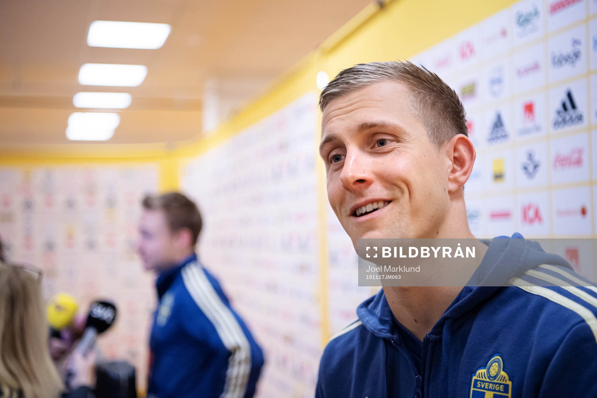 Karl-Johan Johnsson of the Swedish national football team