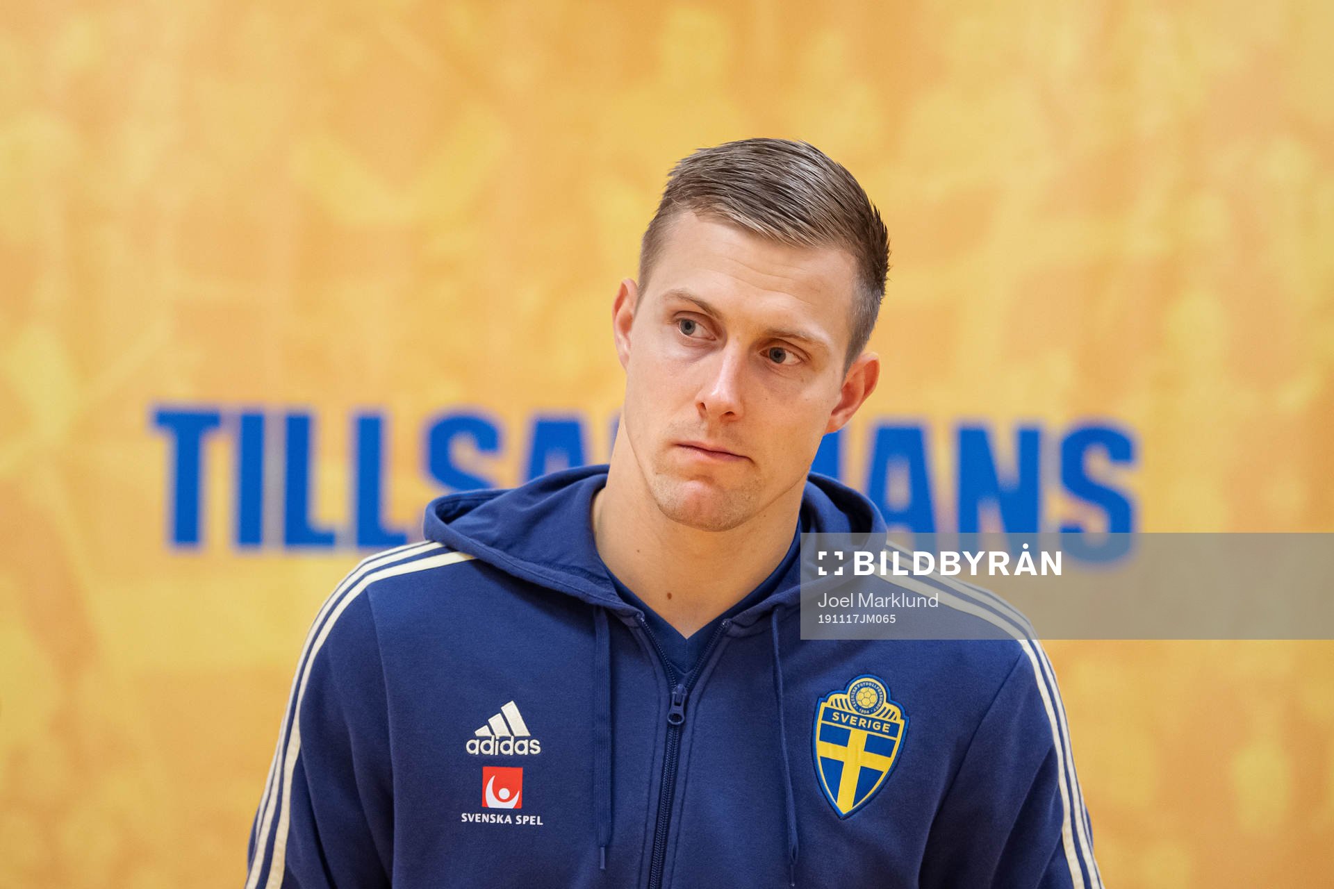 Karl-Johan Johnsson of the Swedish national football team