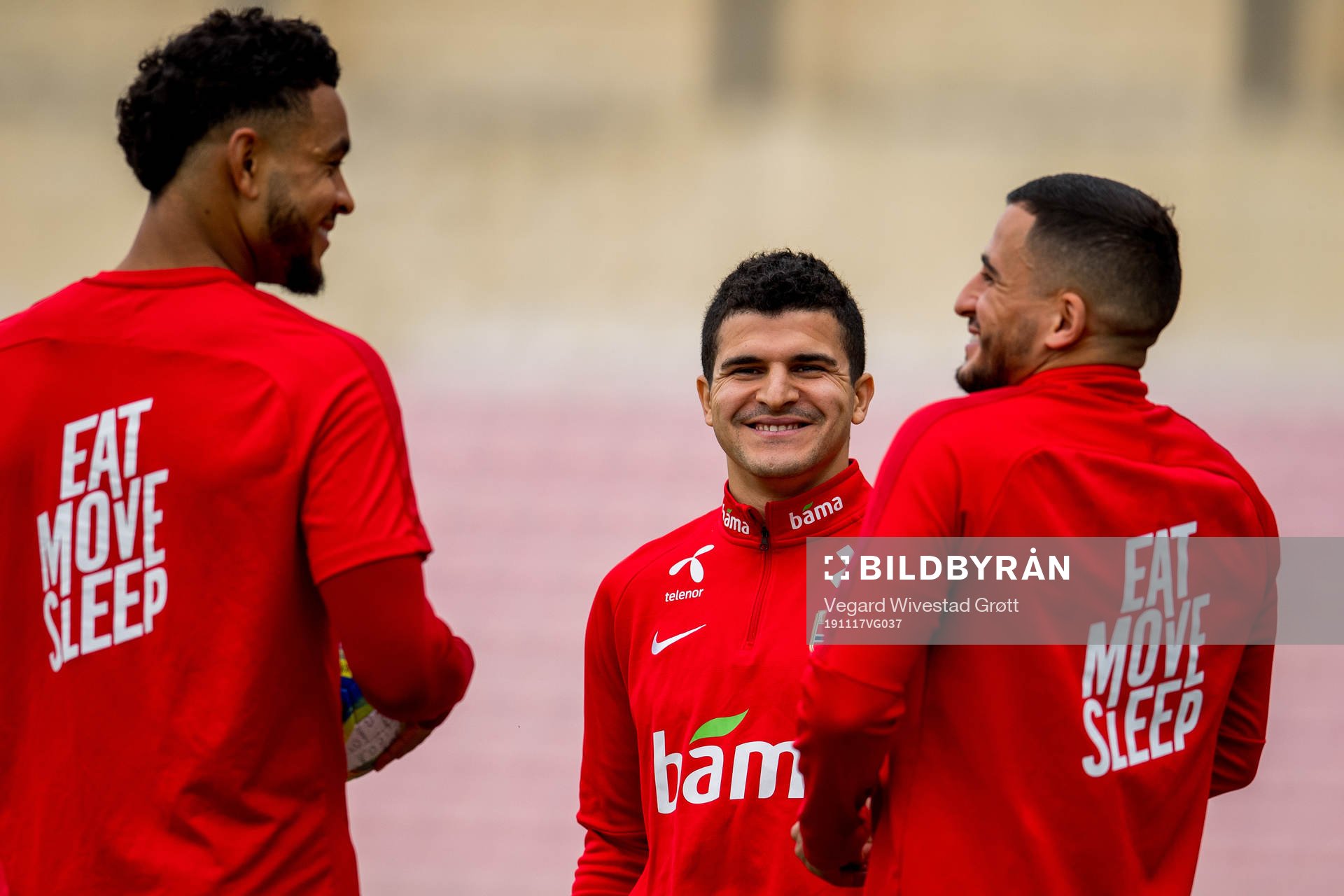 Joshua King, Tarik Elyounoussi and Omar Elabdellaoui of