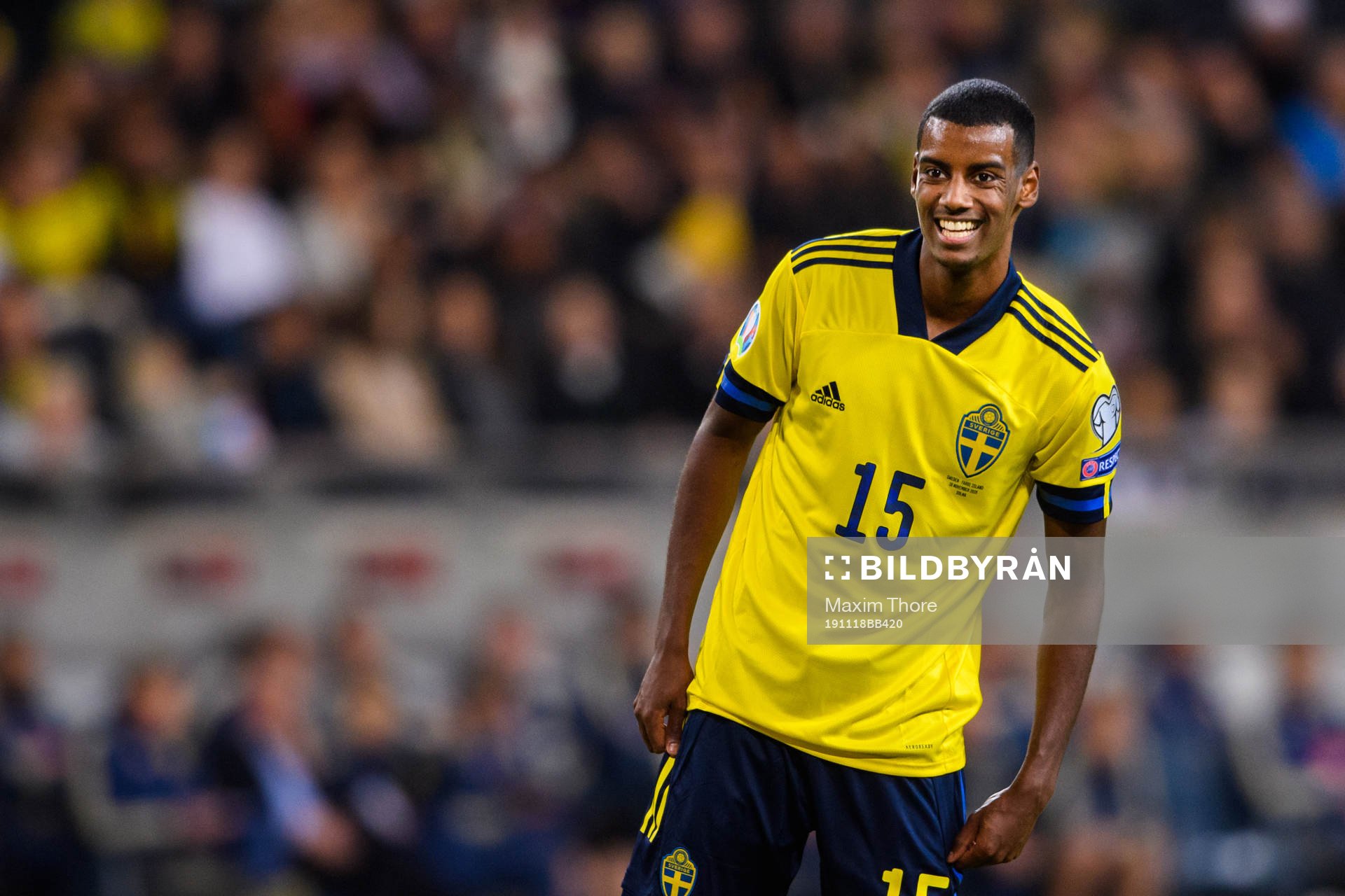 Alexander Isak of Sweden