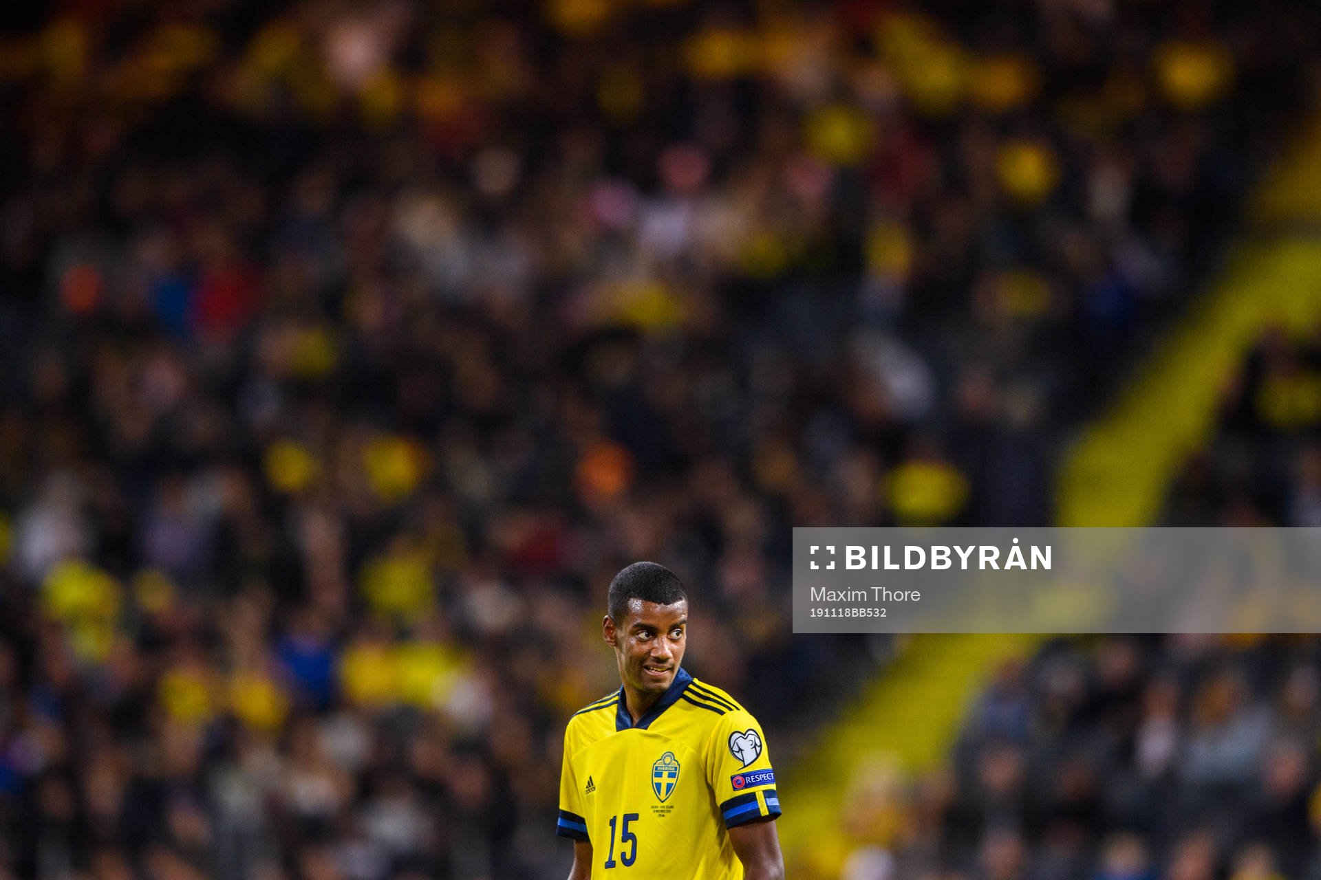 Alexander Isak of Sweden