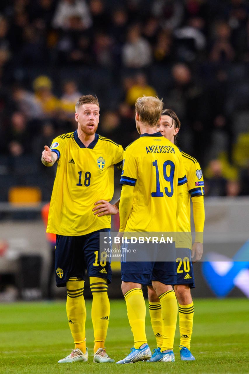 Pontus Jansson, Sebastian Andersson and Kristoffer Olsson