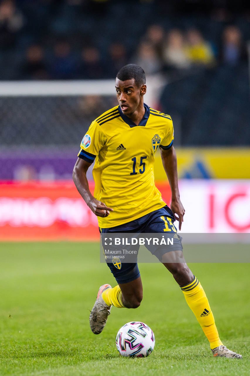 Alexander Isak of Sweden