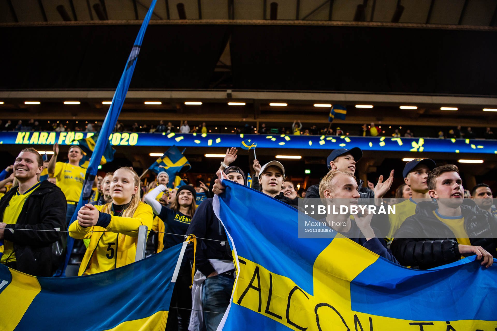 Supporters of Sweden