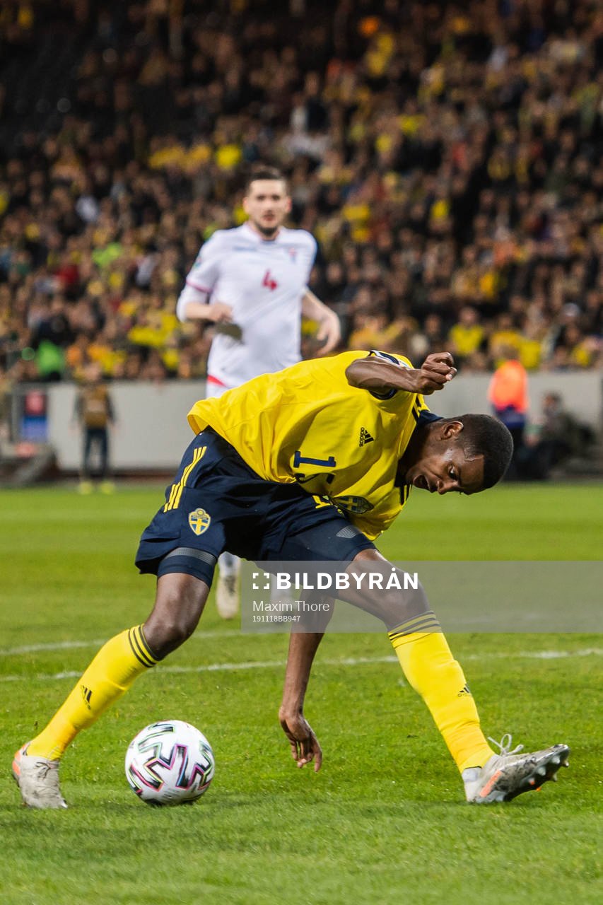 Alexander Isak of Sweden