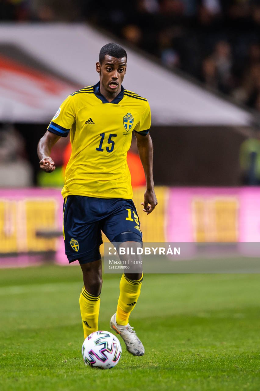 Alexander Isak of Sweden